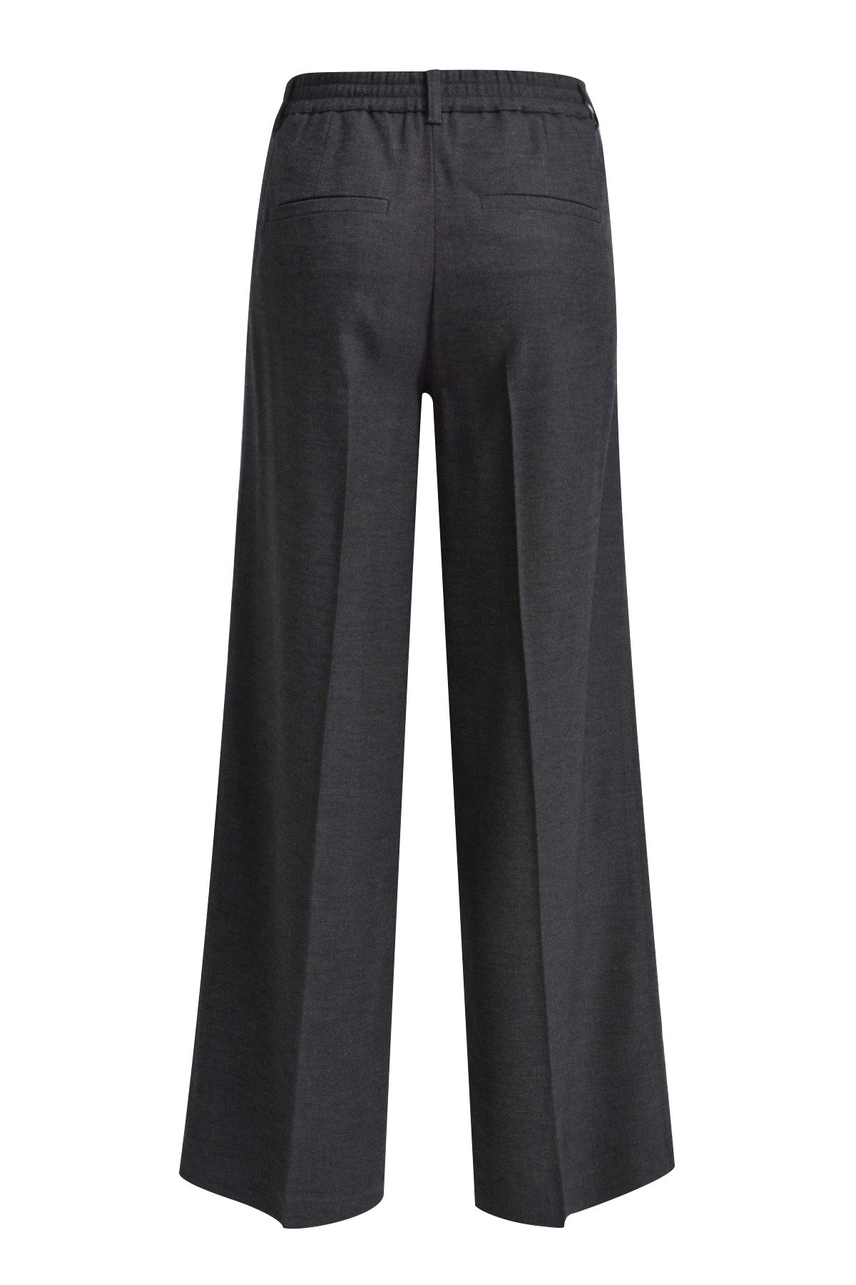Plisseehose mit weitem Bein