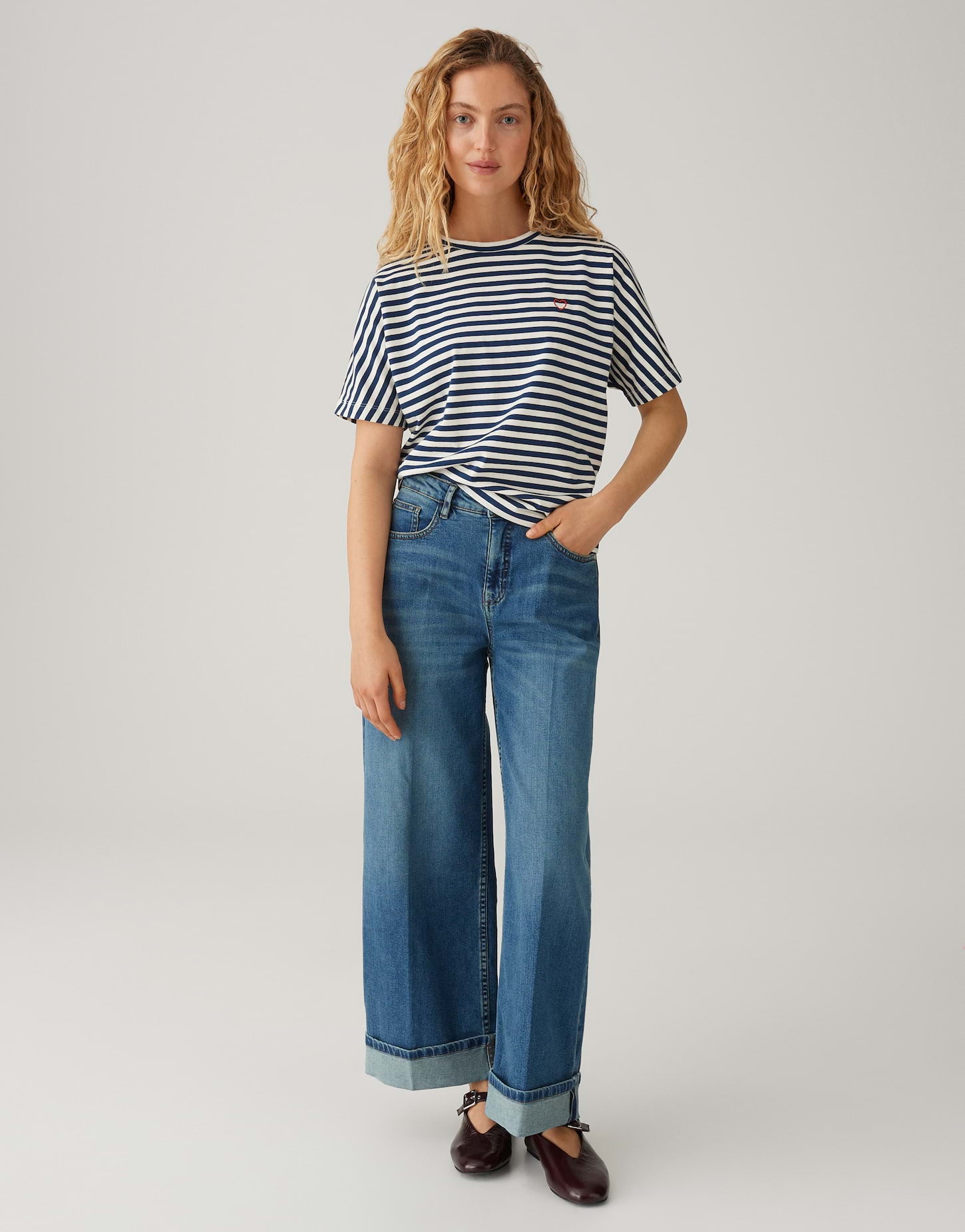 Lässig, gestreift, bequem