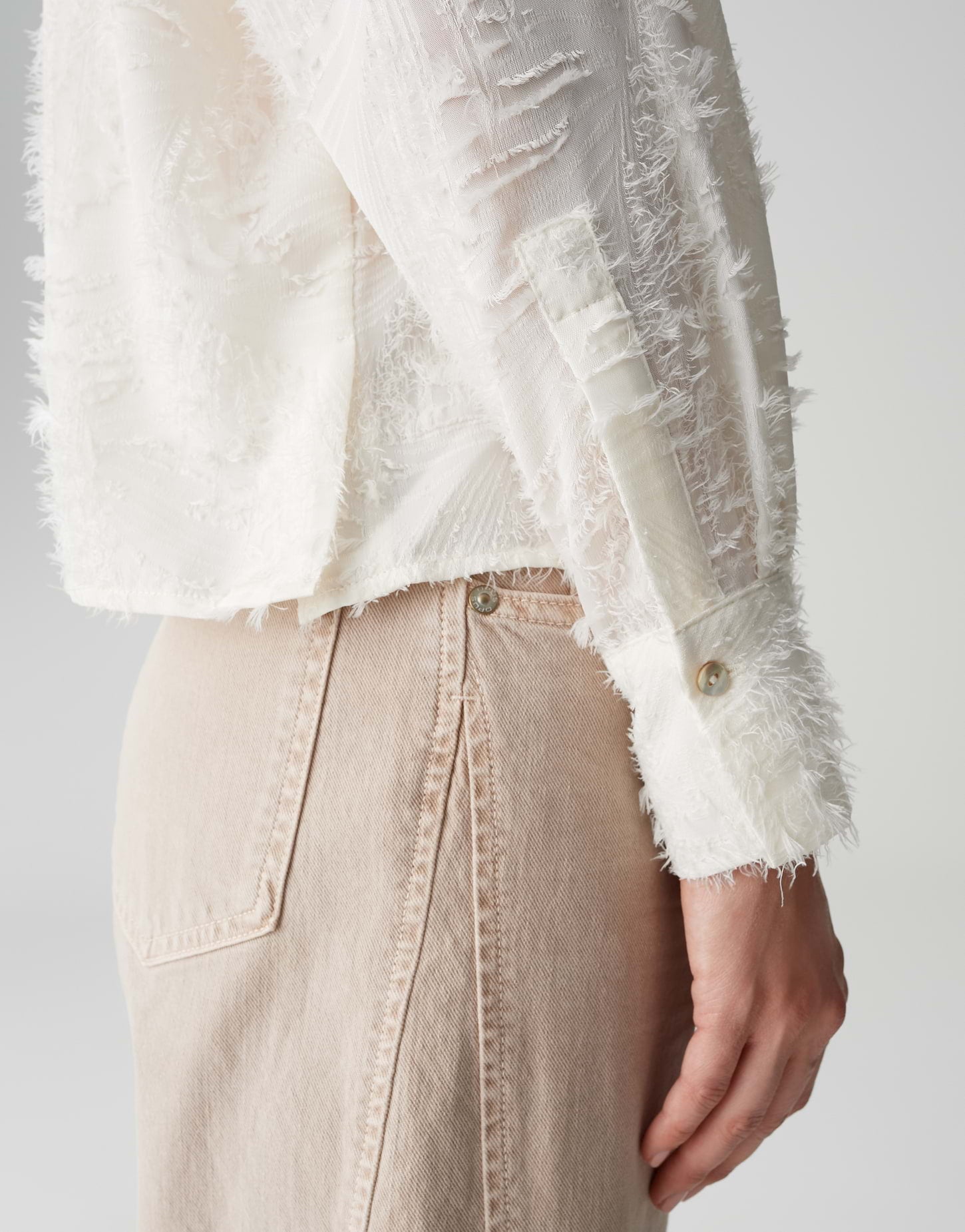 Feine Fil-Coupé Bluse