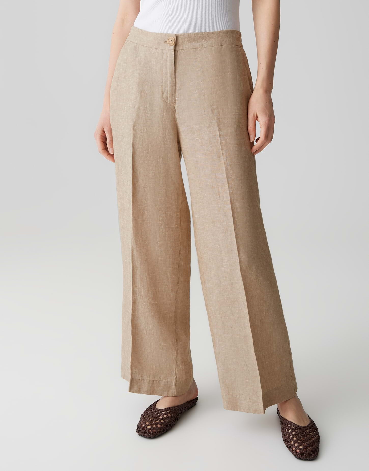 Zeitlose Hose in  Leinen-Eleganz für warme Tage