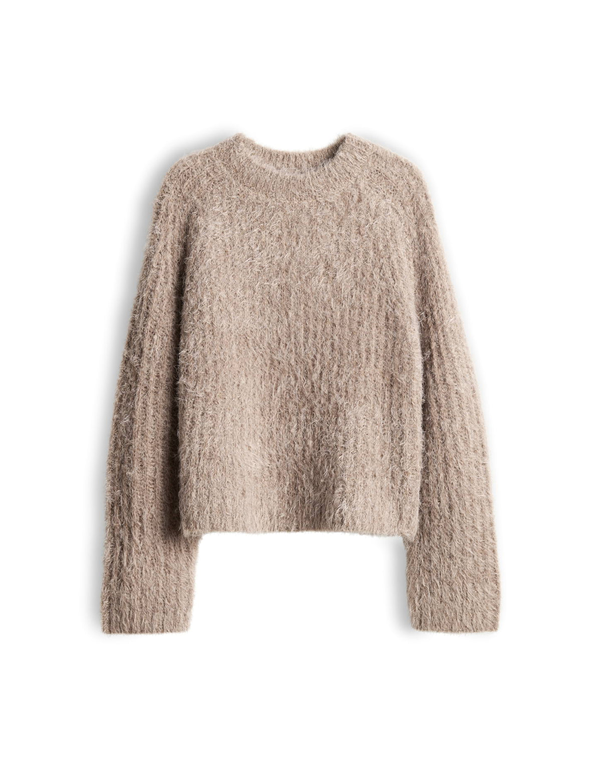Der flauschige Rippstrickpullover Pontes