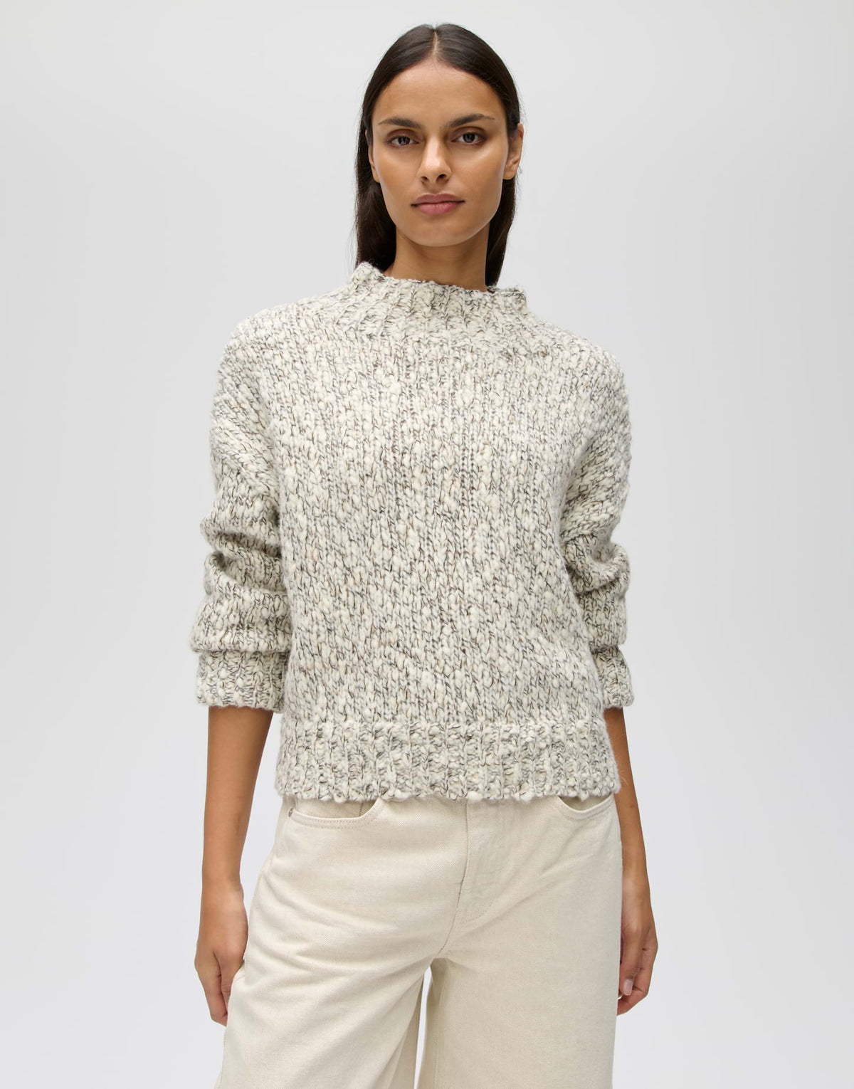Rustikaler Grobstrickpullover Pello