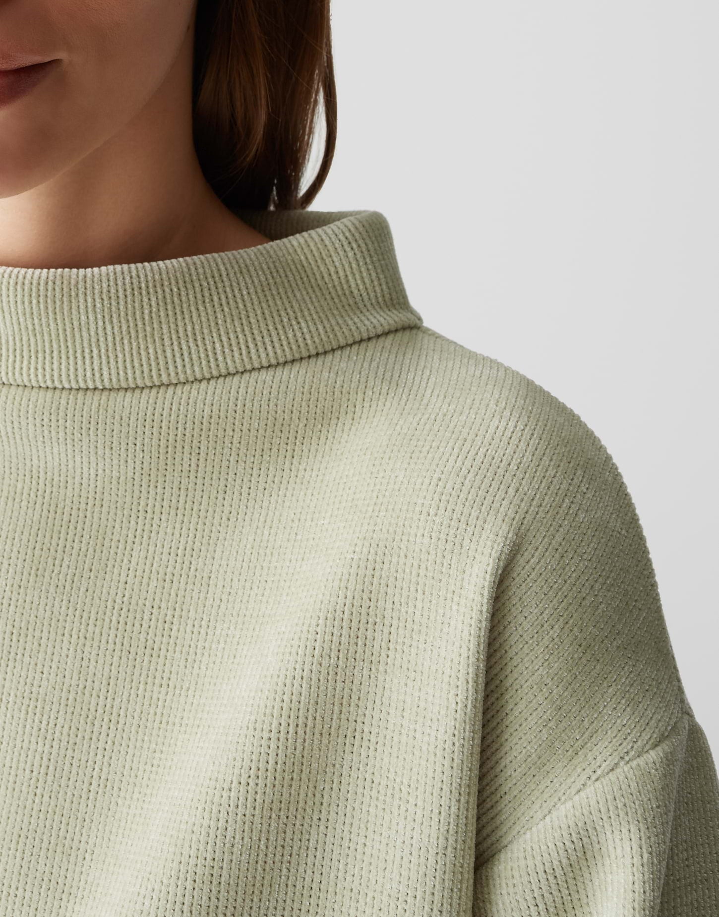 Sweatshirt mit U-Boot-Ausschnitt "Goheme"