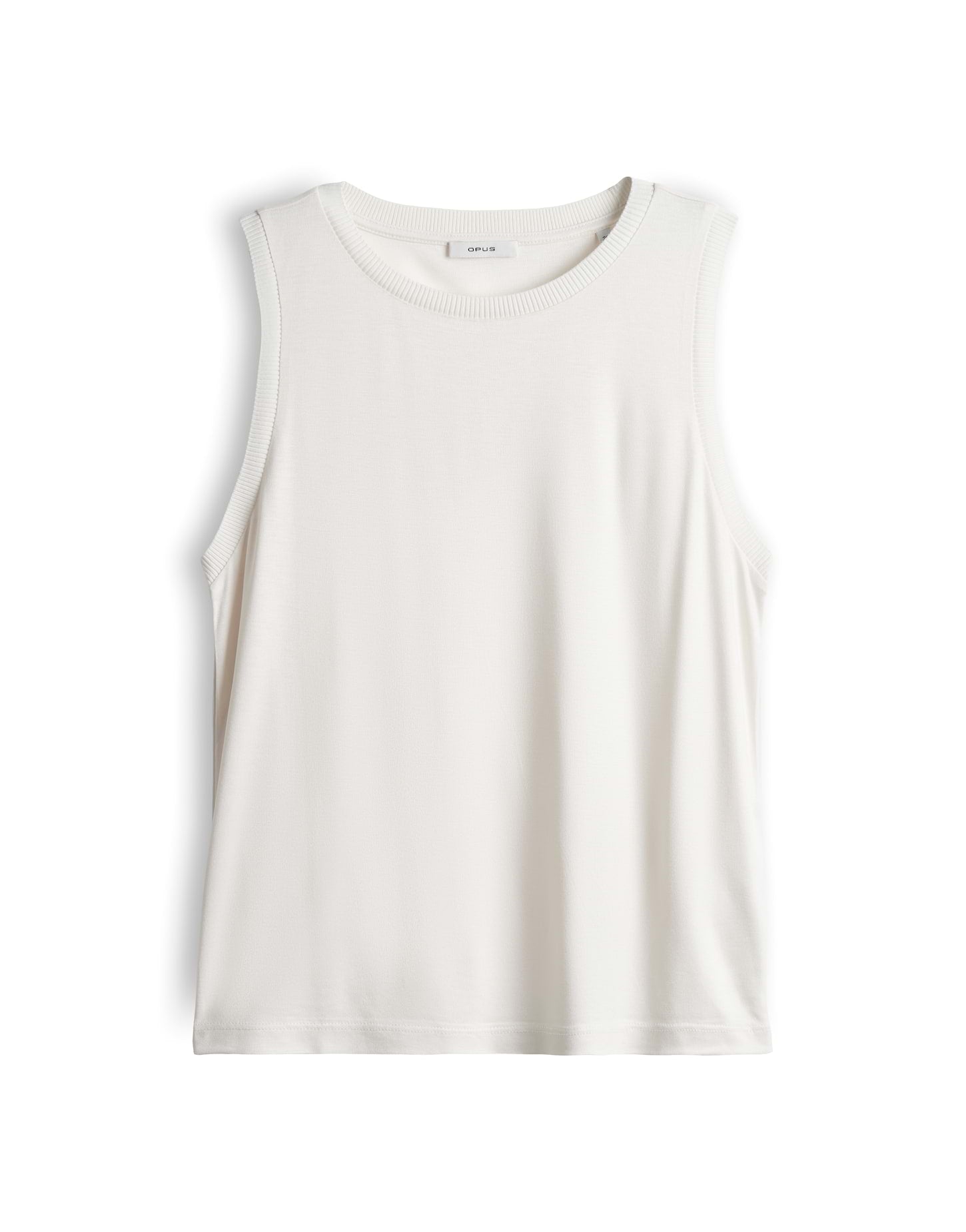 cleanes Jersey-Top mit softem Schimmer