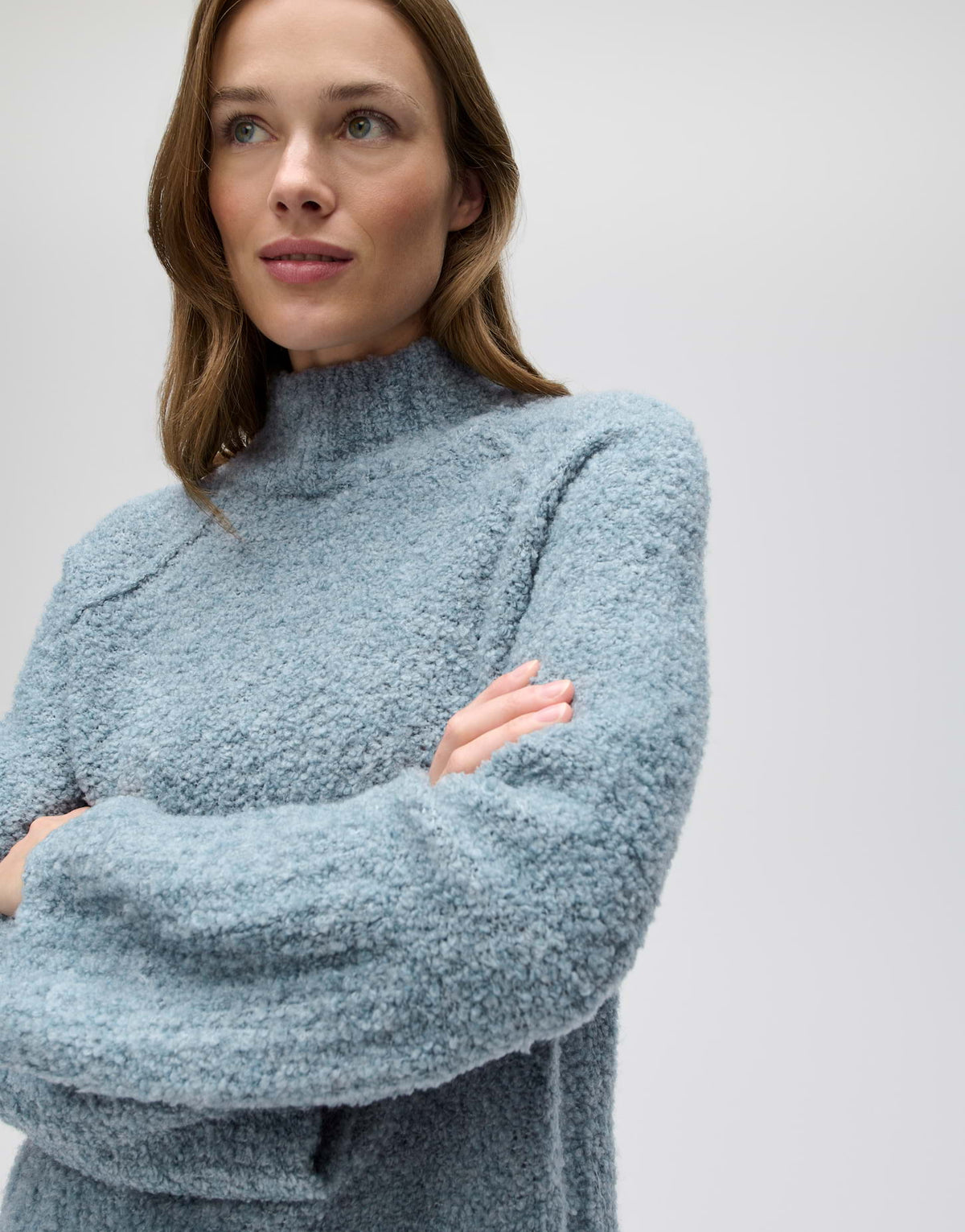 Der Bouclé-Pullover Porizon