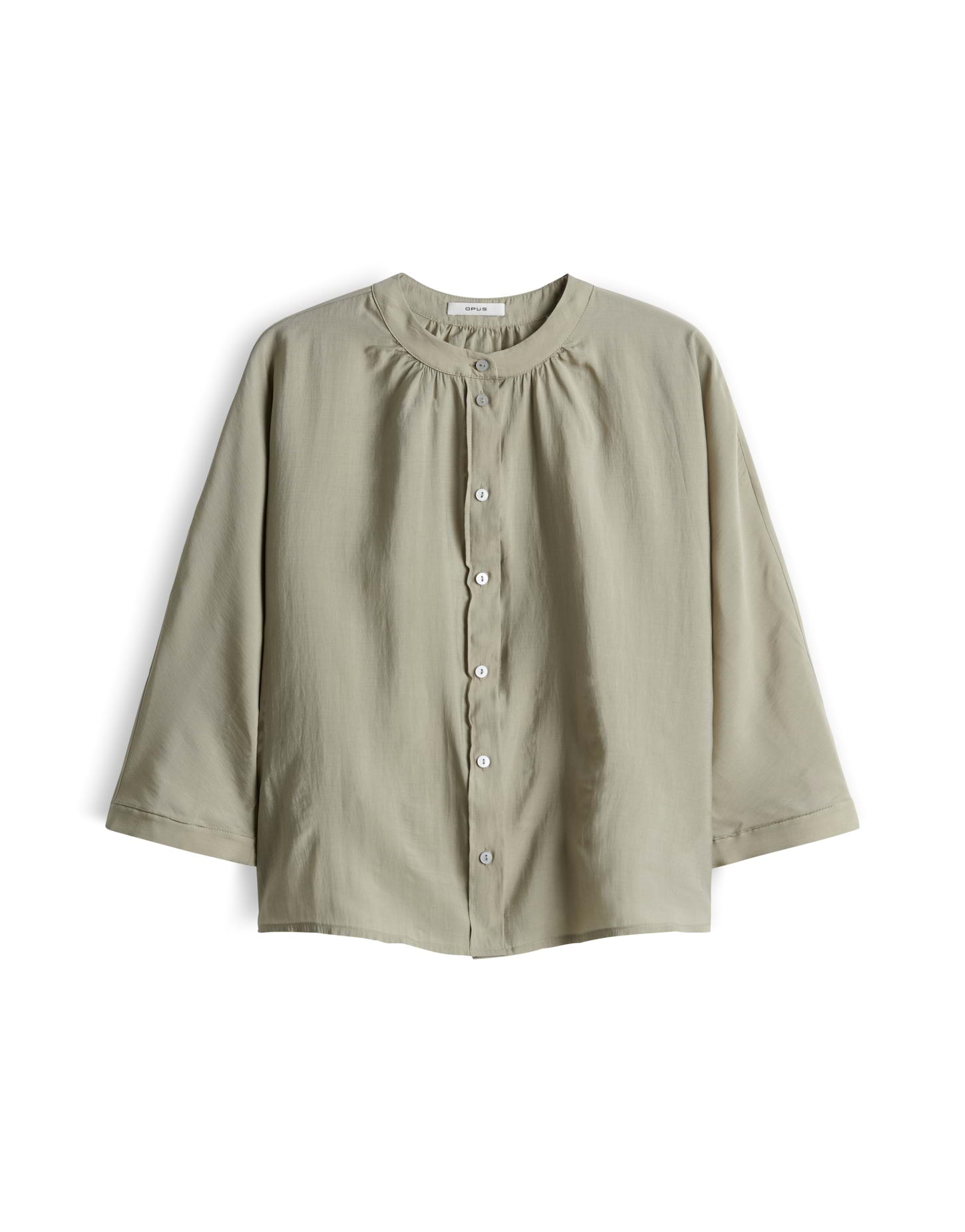 Struktur-Bluse im modernen Fledermaus-Stil