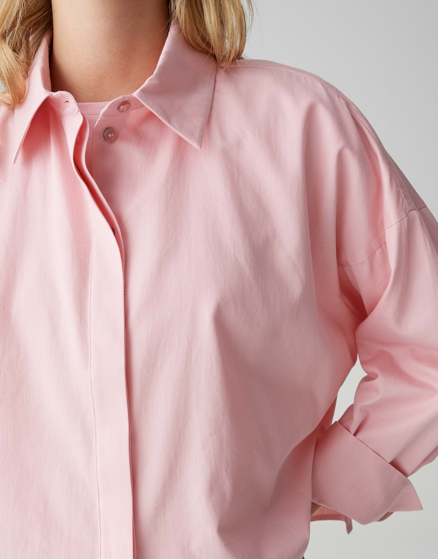 Modernes Statement-Hemd aus Baumwollpopeline