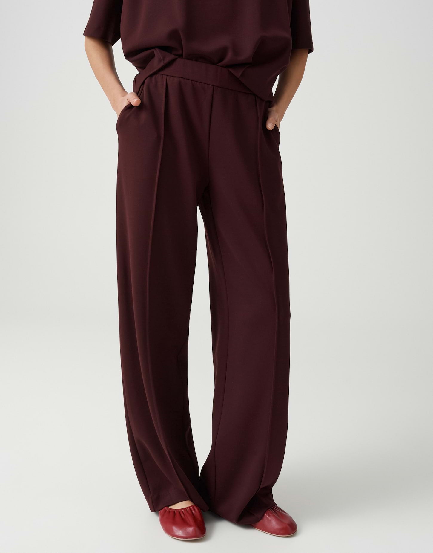 Die fließende Wide-Leg-Sweathose