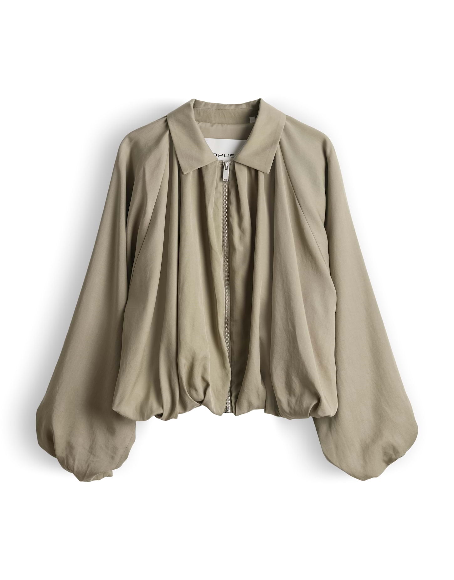 Die Oversized-Ballonjacke mit mattem Finish