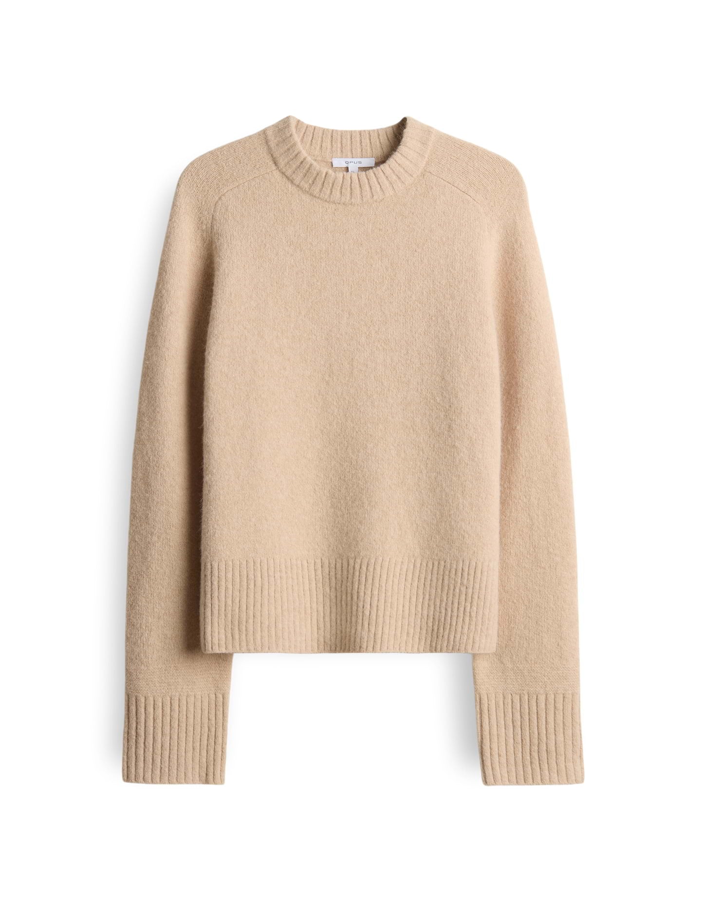 Kuscheliger Strickpullover mit geradem Schnitt und flauschiger Oberfläche