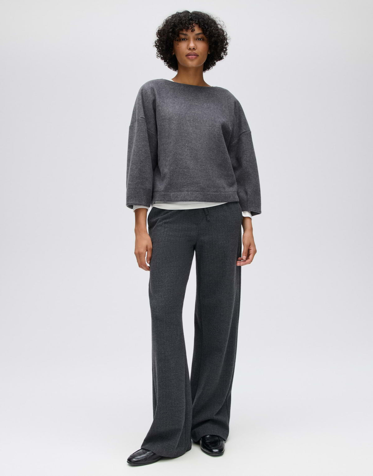 Ruhige Modernität für jeden Tag: Das Sweatshirt Gussi