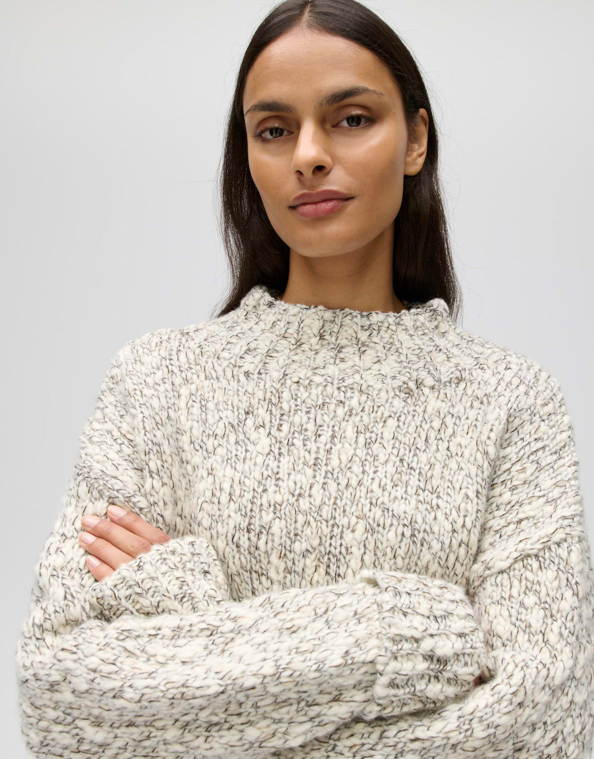 Rustikaler Grobstrickpullover Pello