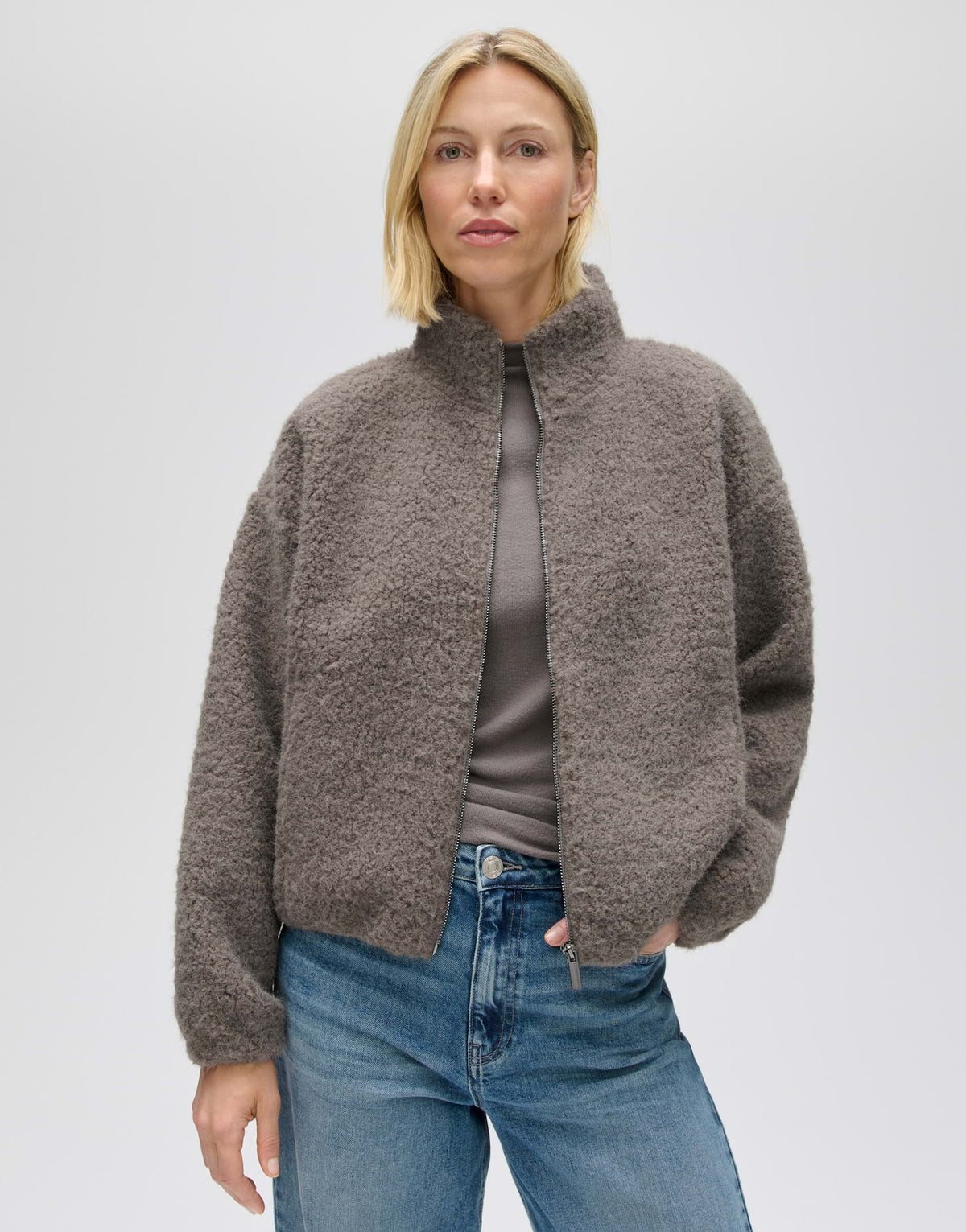 Die Teddy-Zipperjacke Gollimer