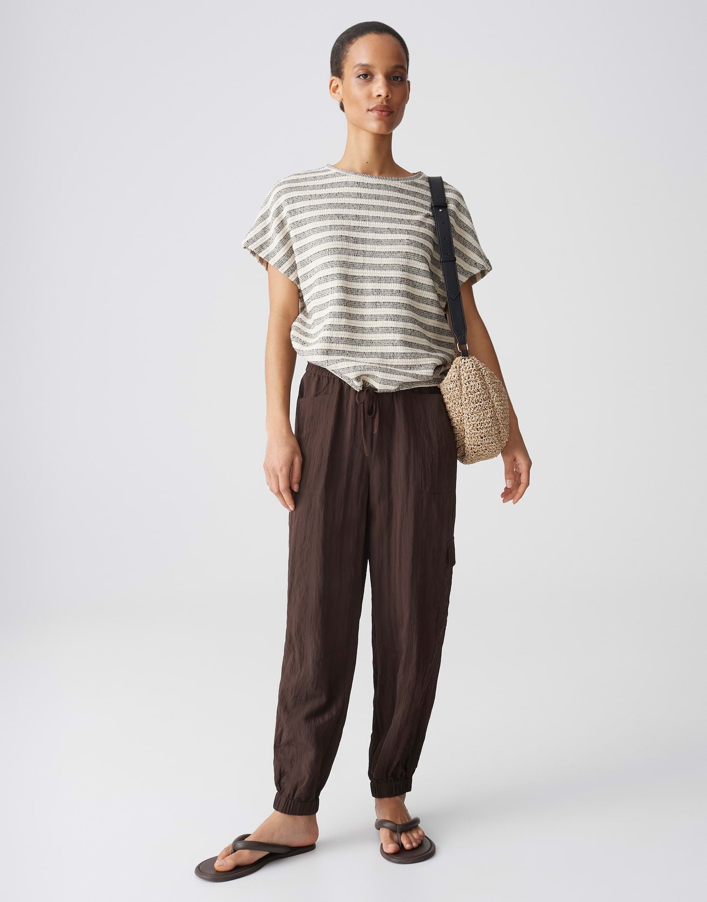 Entspannter Struktur-Look mit Streifen