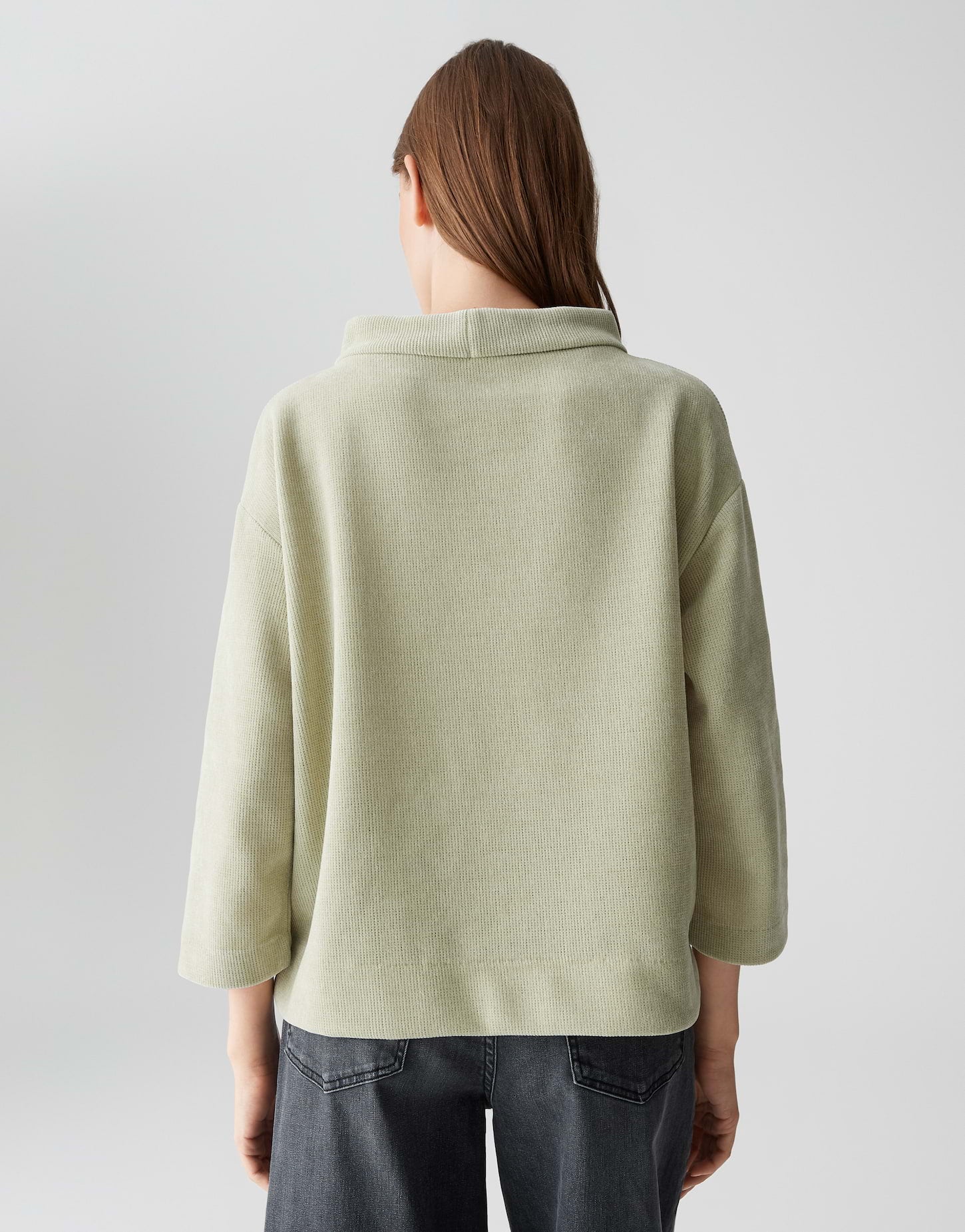 Sweatshirt mit U-Boot-Ausschnitt "Goheme"