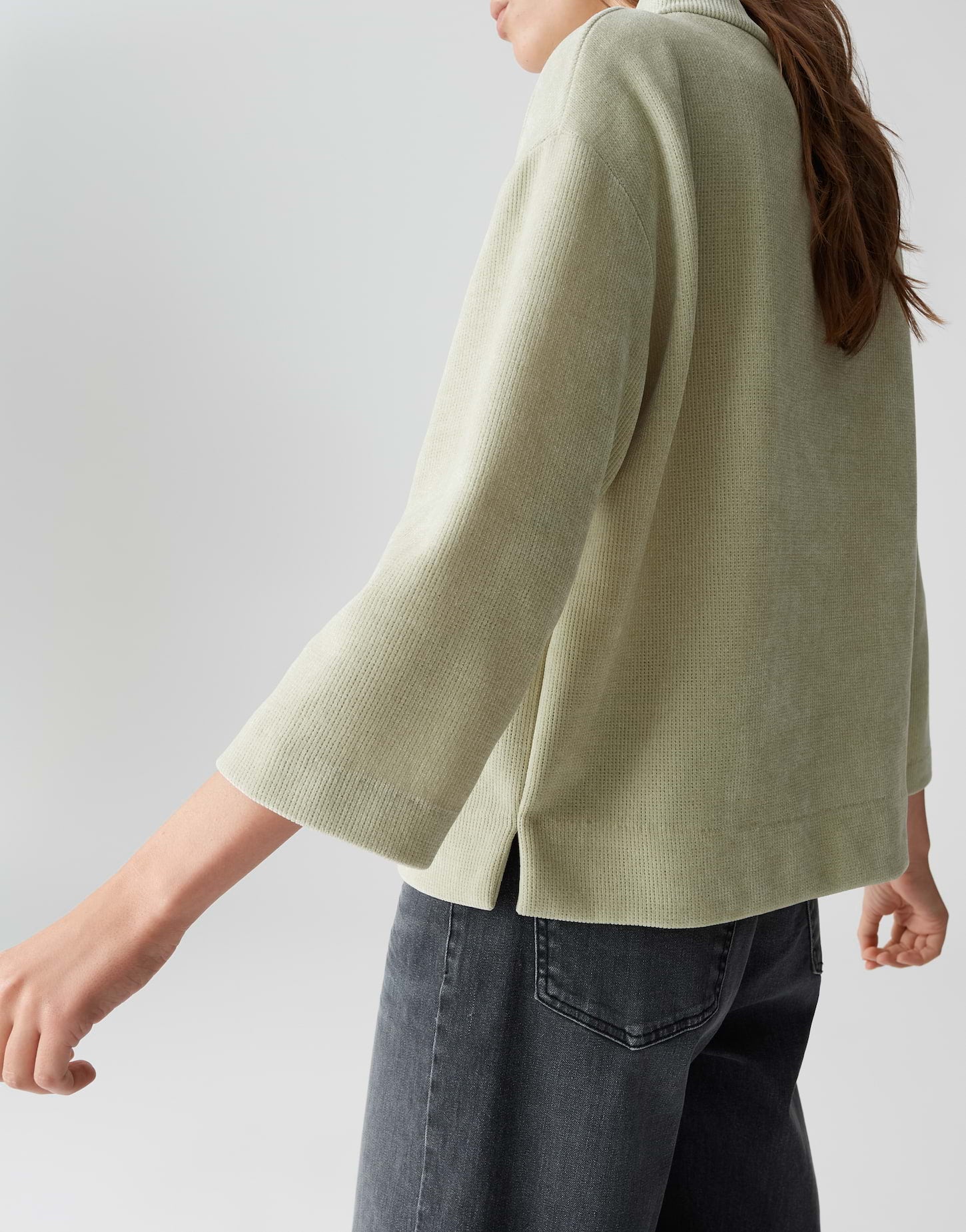 Sweatshirt mit U-Boot-Ausschnitt "Goheme"