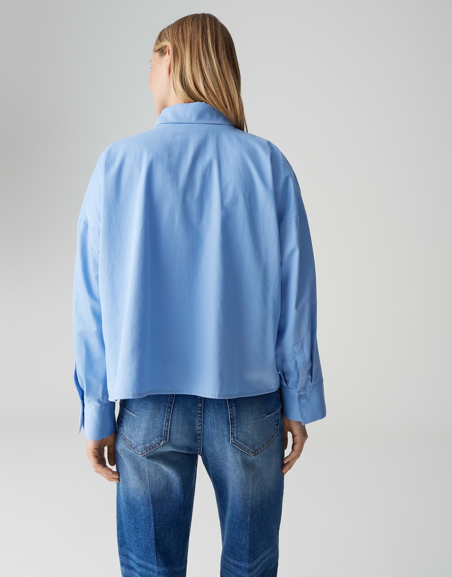 Modernes Statement-Hemd aus Baumwollpopeline