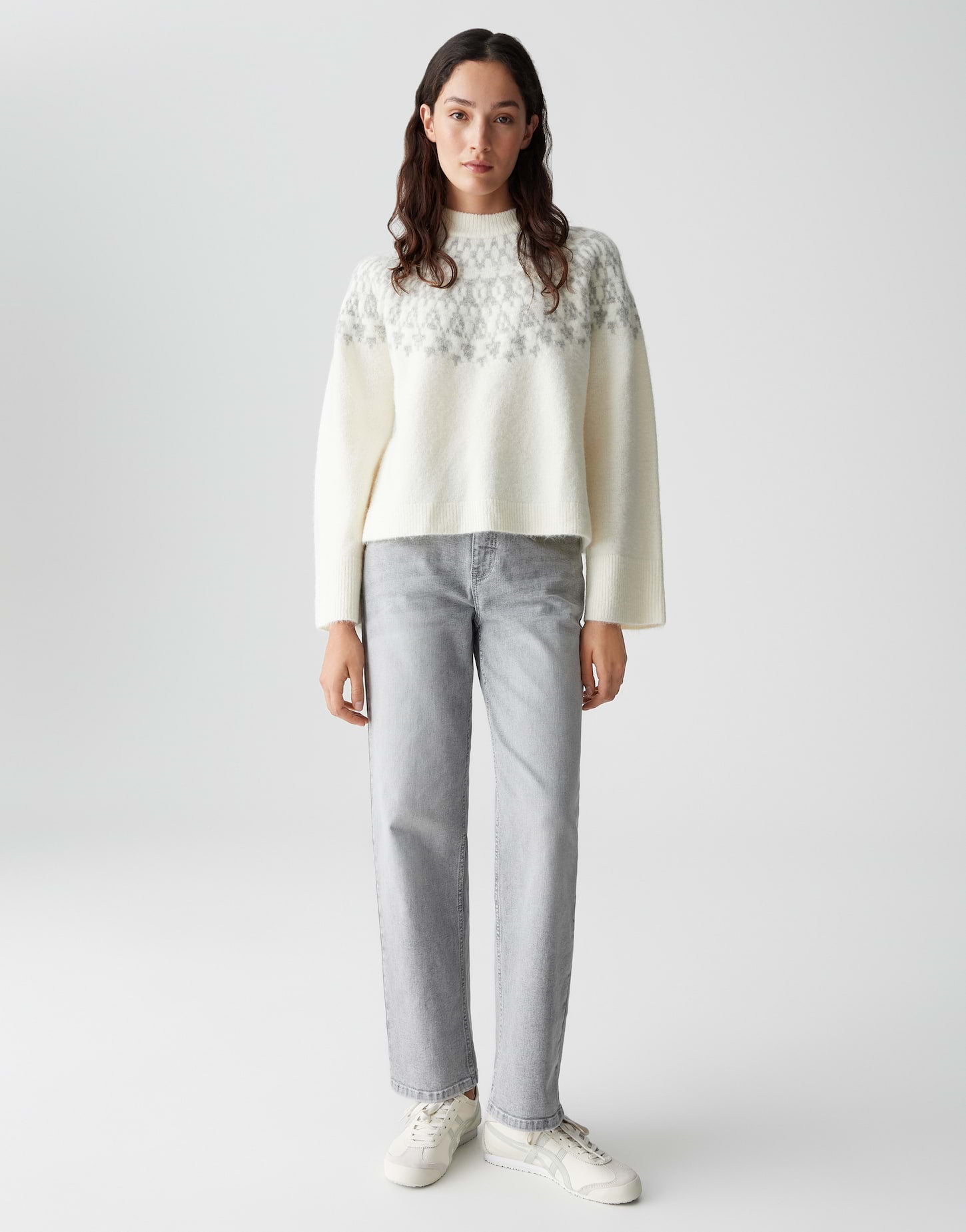 Zeitloser Norwegerpullover mit Fair-Isle-Muster