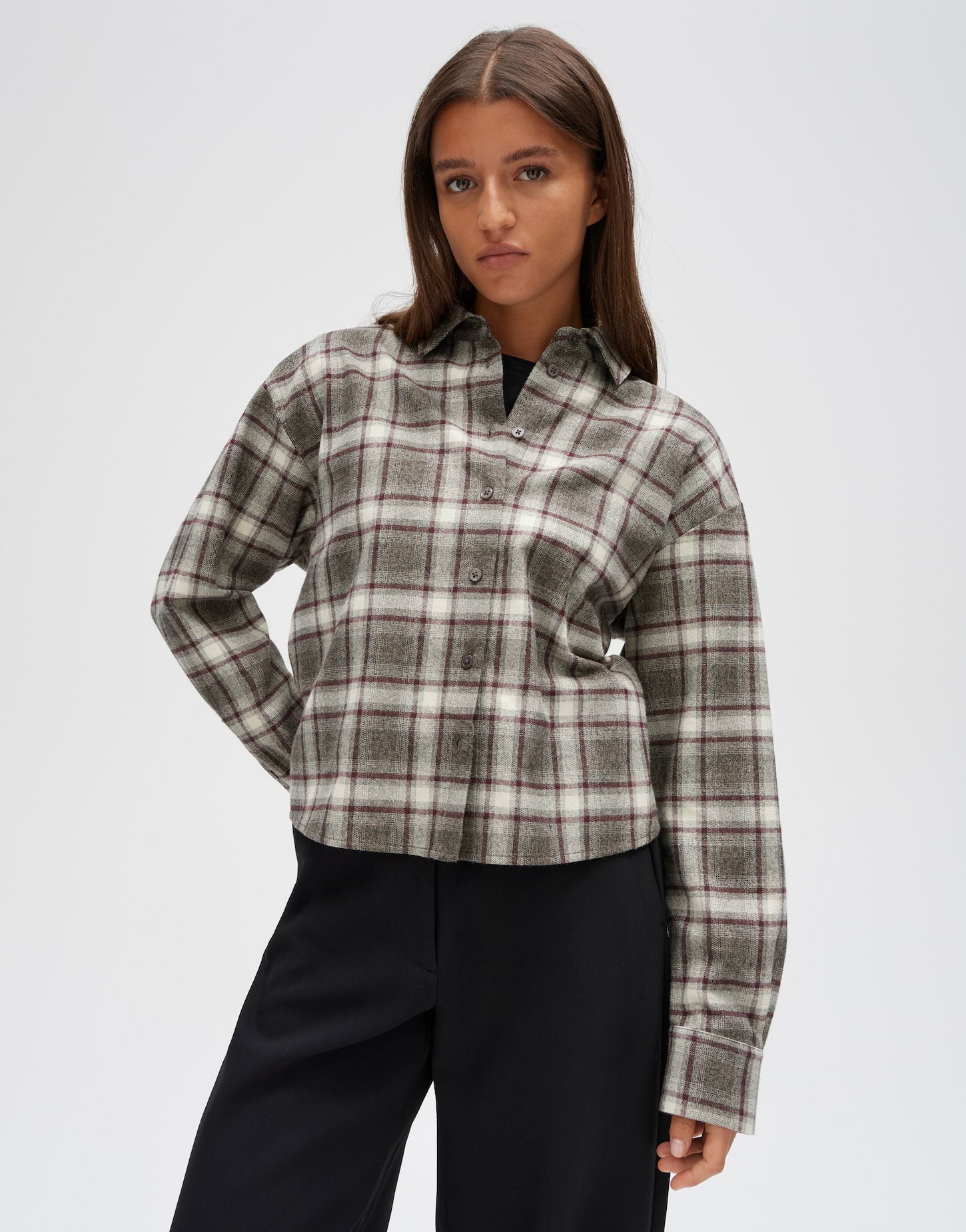 Die neue  Karo-Hemdbluse Flakaro