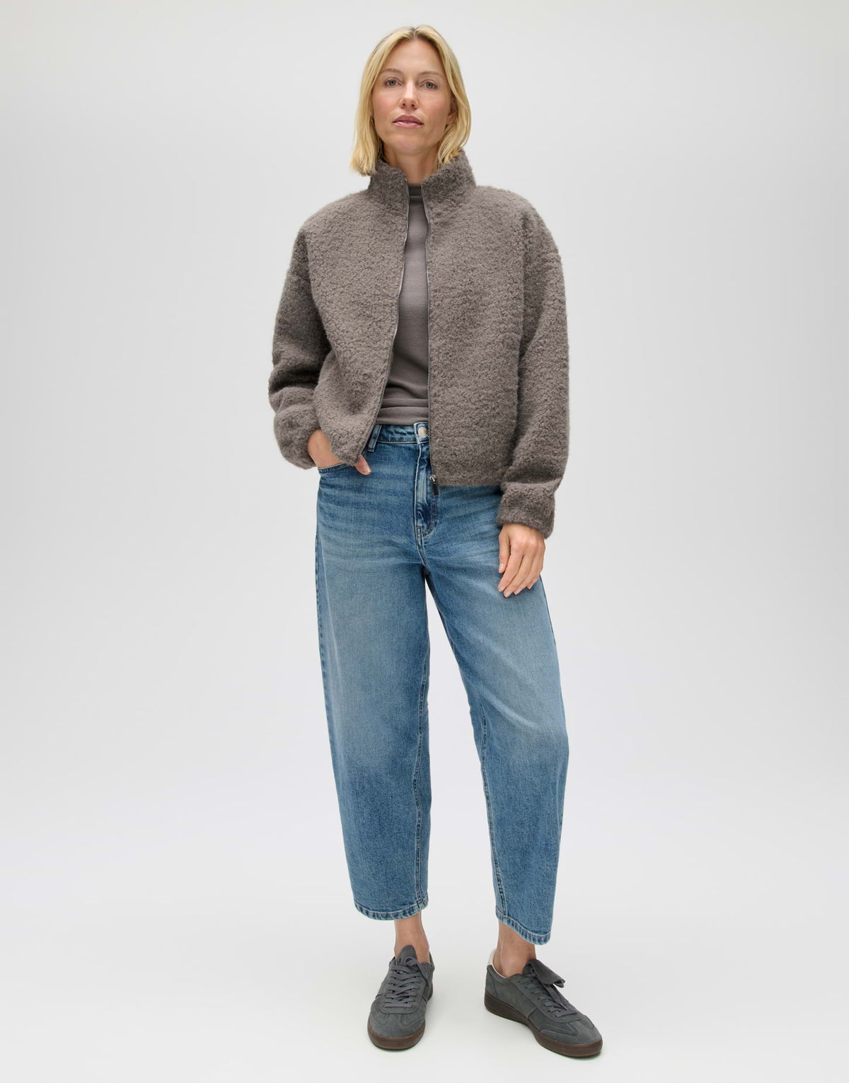 Die Teddy-Zipperjacke Gollimer