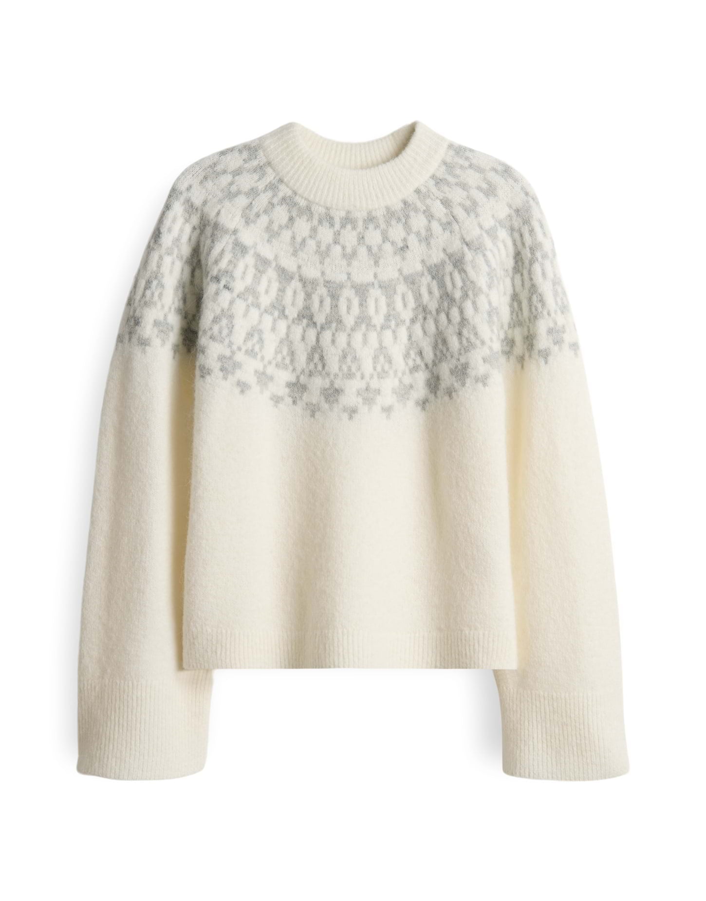 Zeitloser Norwegerpullover mit Fair-Isle-Muster