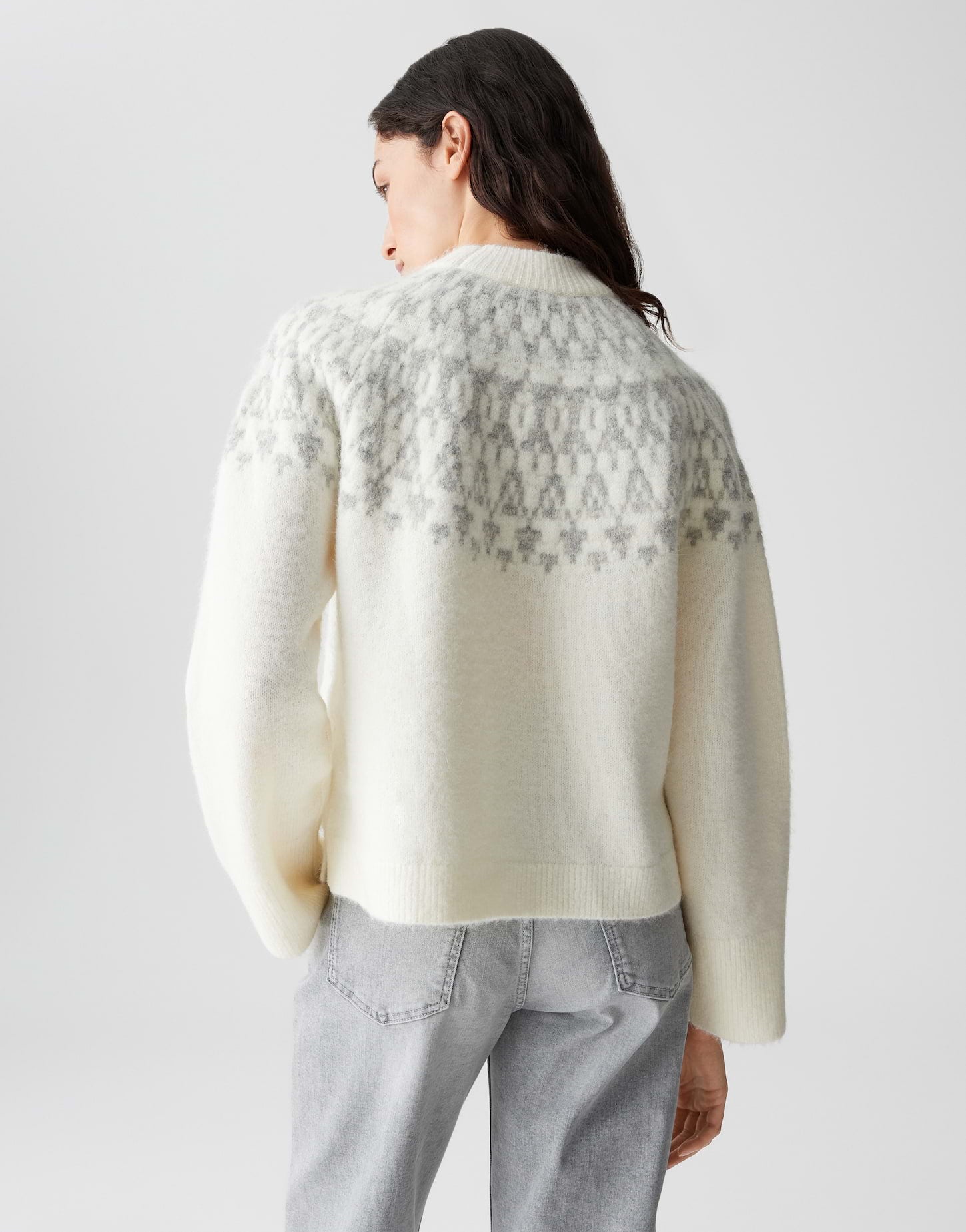 Zeitloser Norwegerpullover mit Fair-Isle-Muster