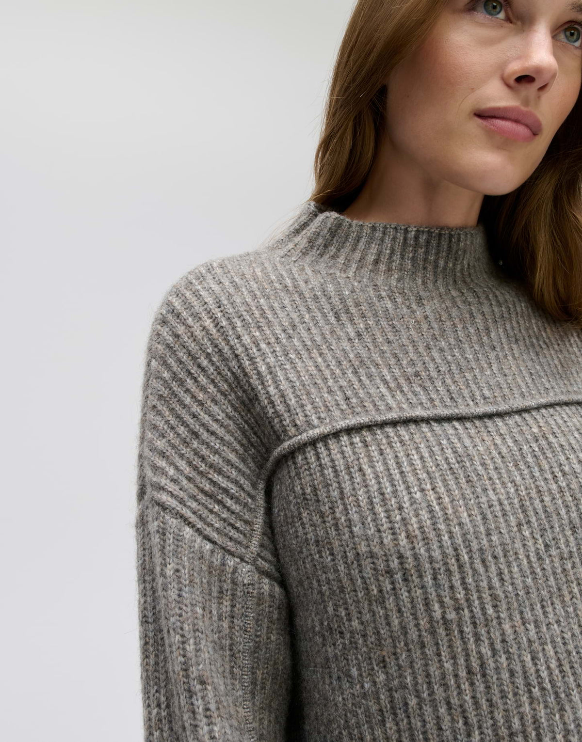 Der Rippenpullover Poffa
