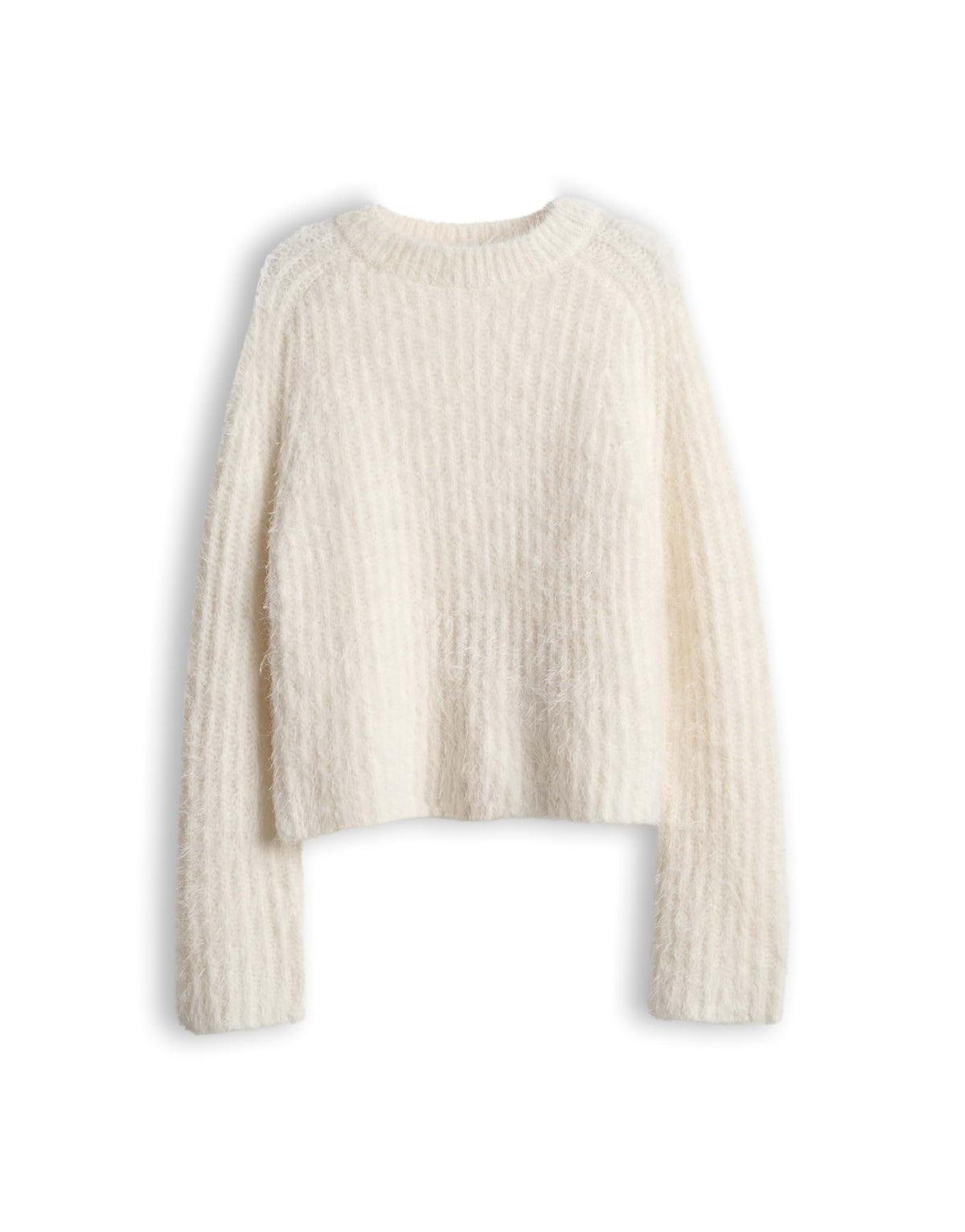 Der flauschige Rippstrickpullover Pontes