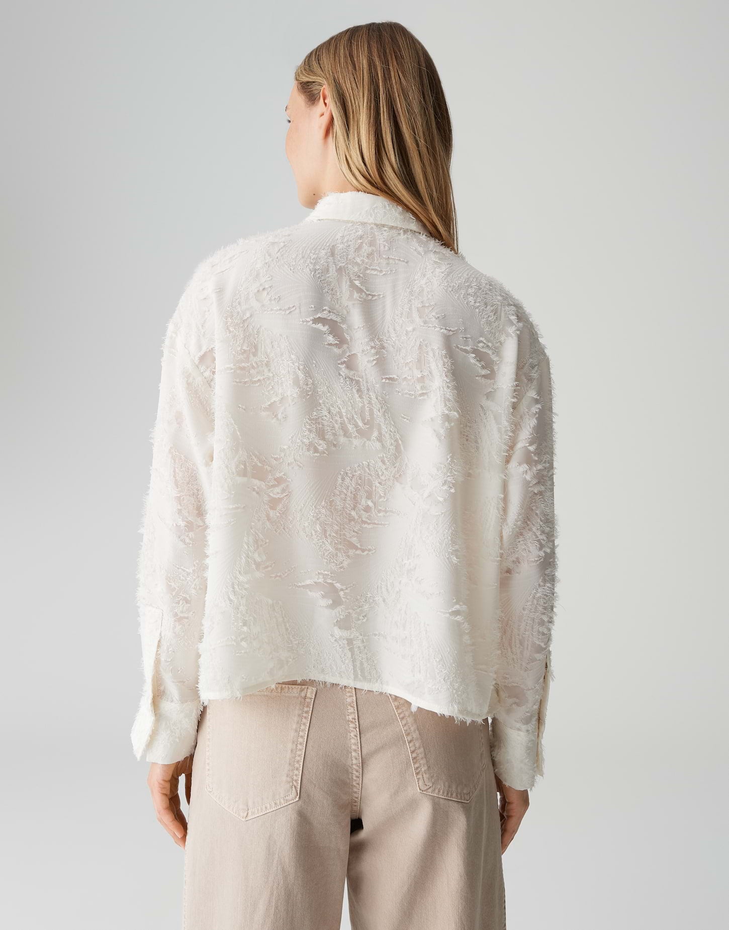 Feine Fil-Coupé Bluse