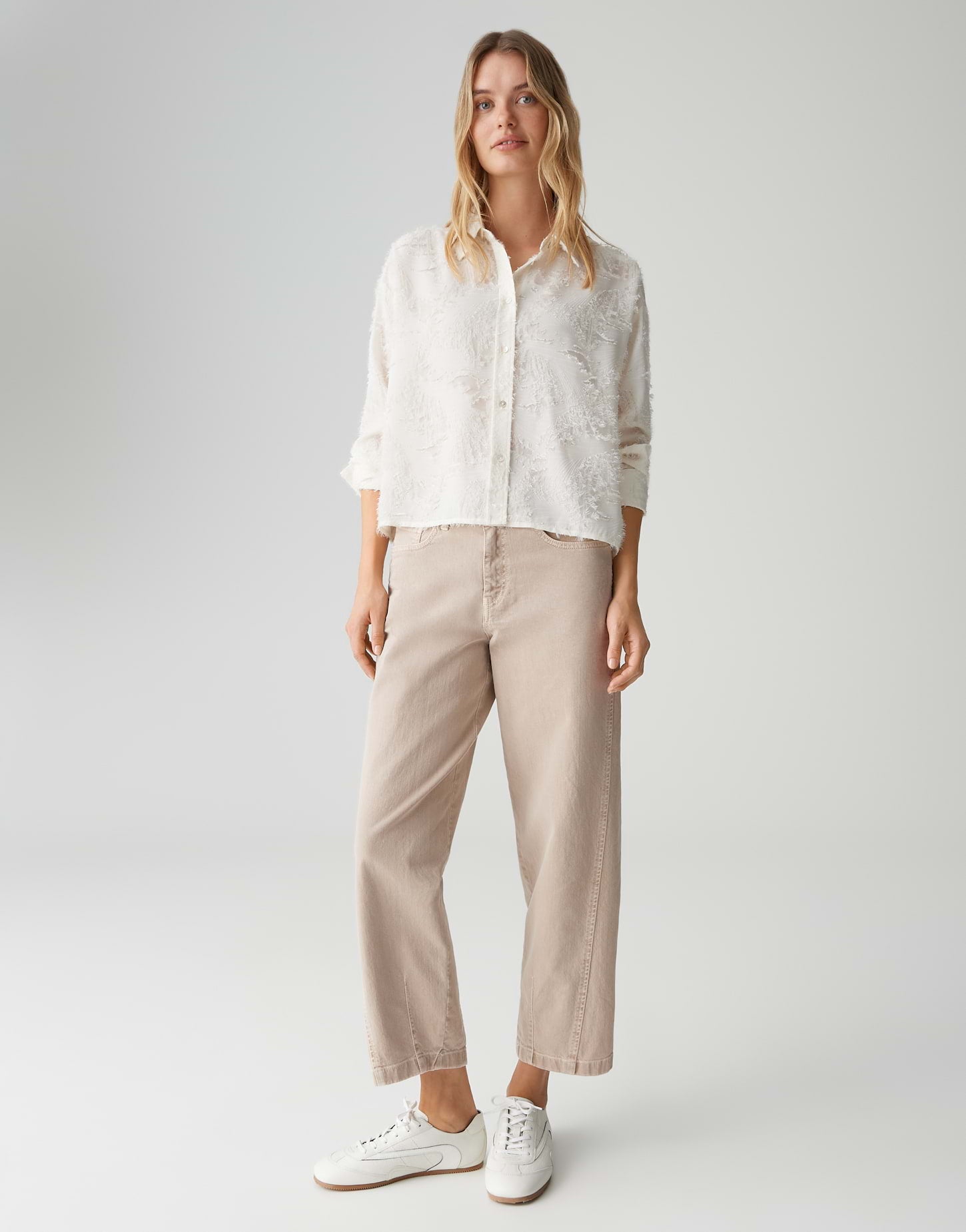 Feine Fil-Coupé Bluse