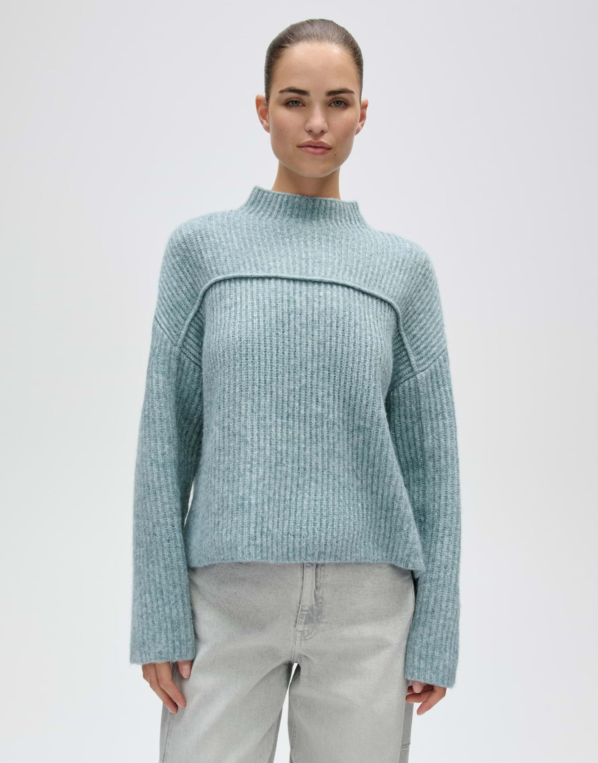 Der Rippenpullover Poffa