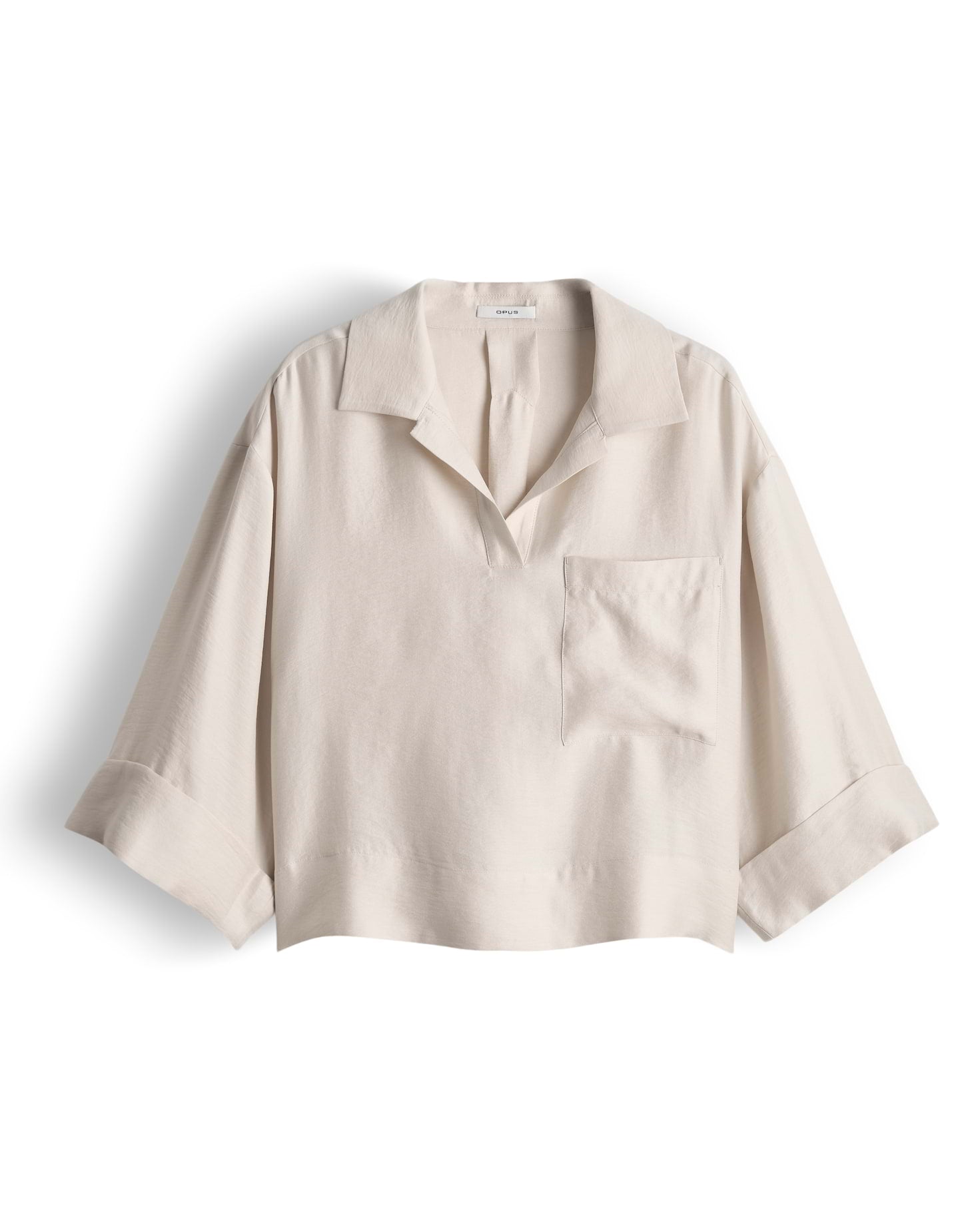 Die schimmernde Oversized-Bluse