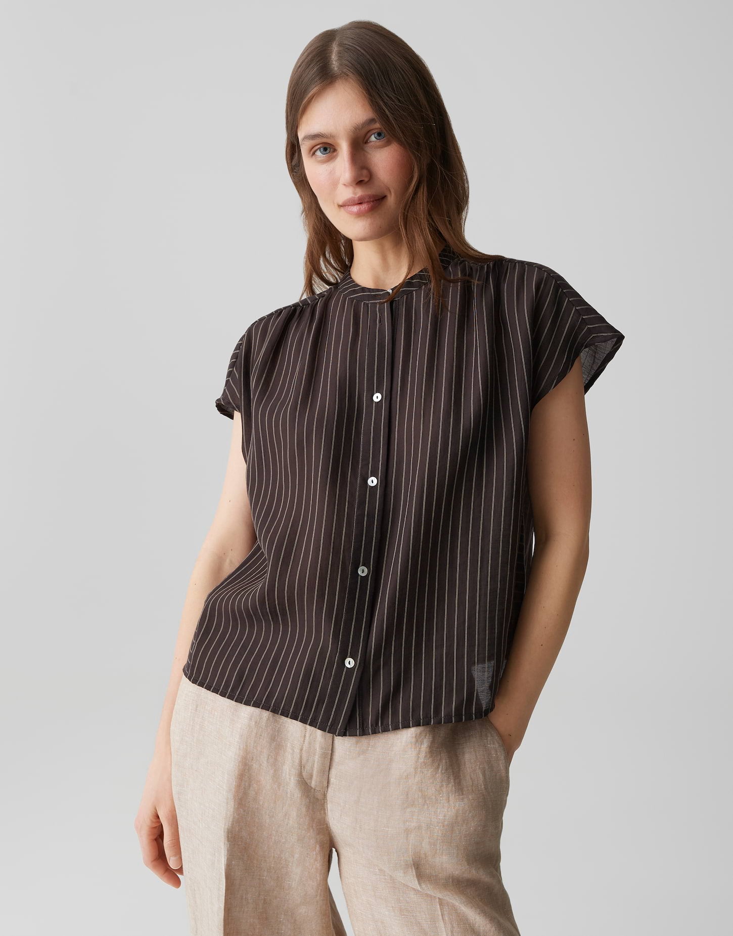 Luftiger Streifen-Look für sommerliche Tage