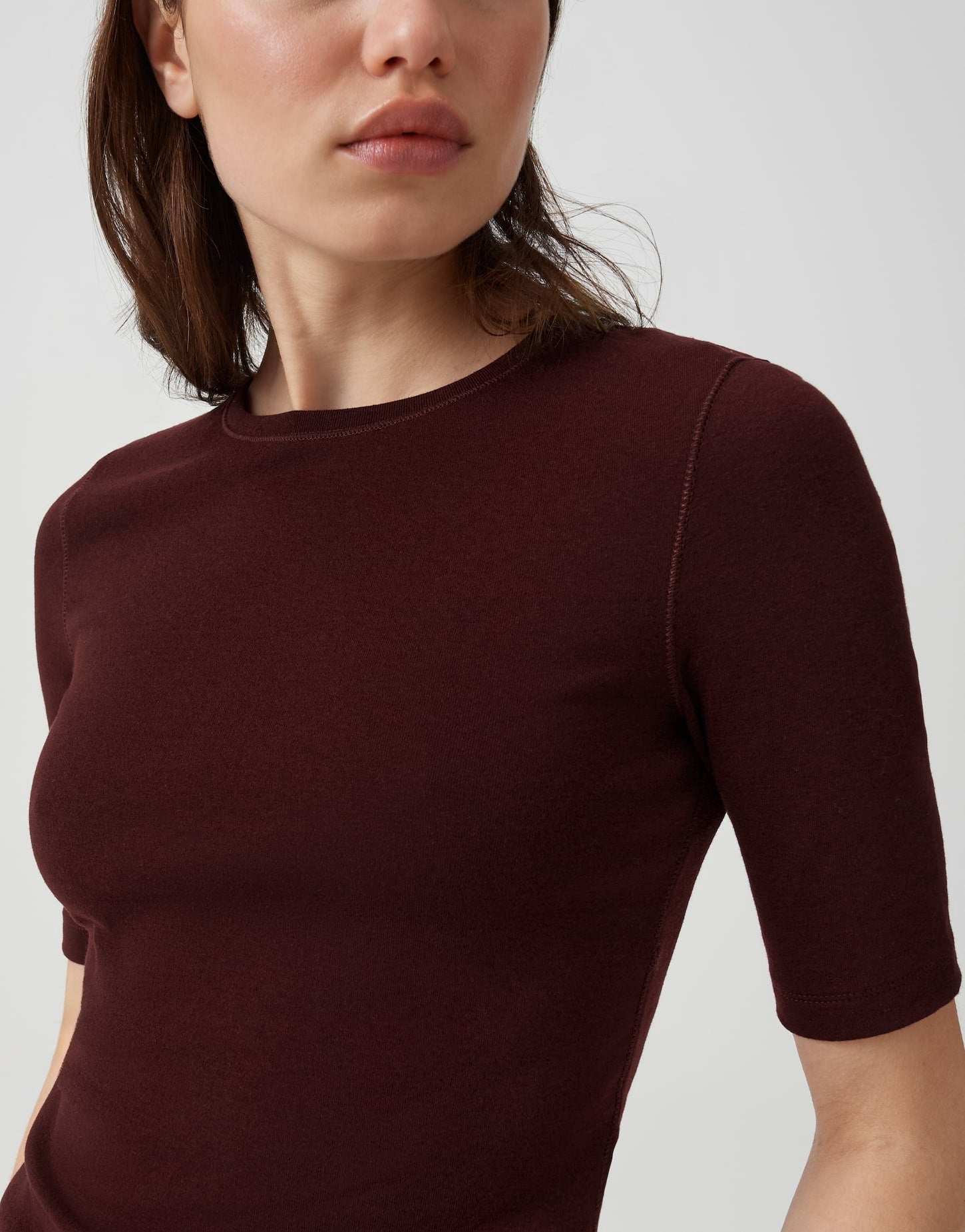figurbetontes 3/4-Arm-Shirt