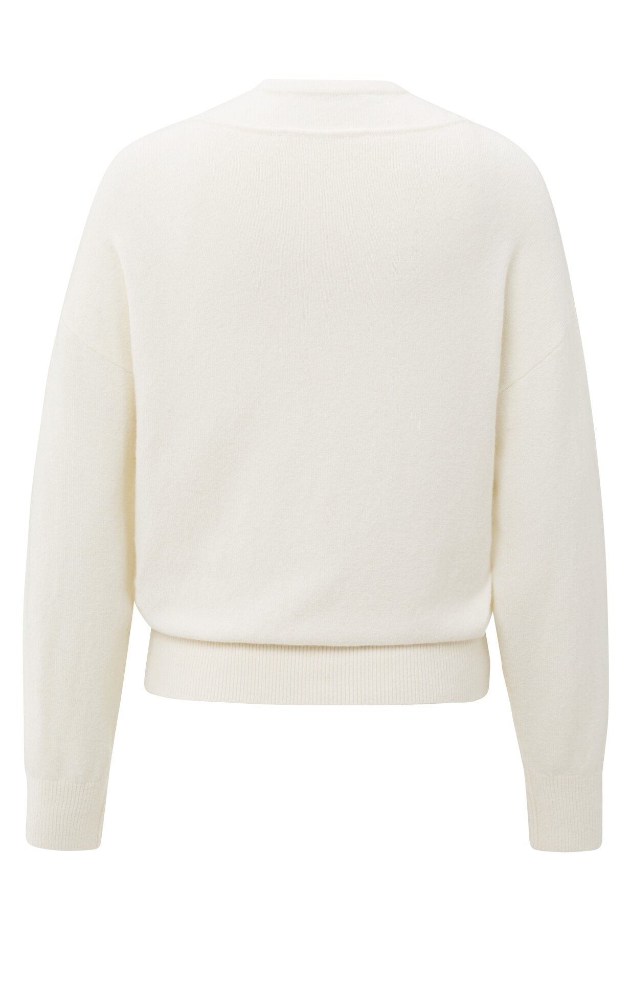 Strickpullover mit V-Ausschnitt und dazu passendem Oberteil