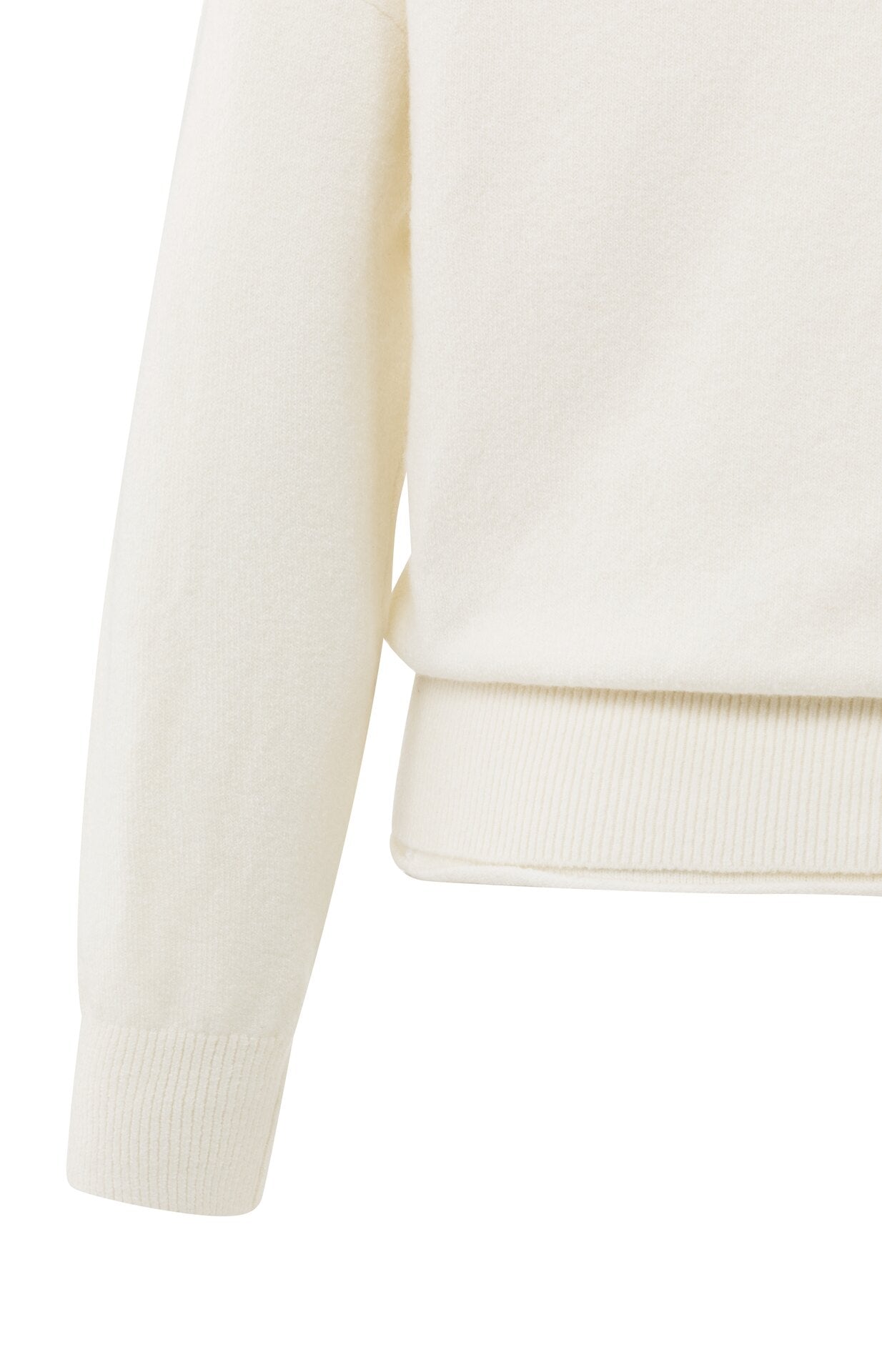 Strickpullover mit V-Ausschnitt und dazu passendem Oberteil