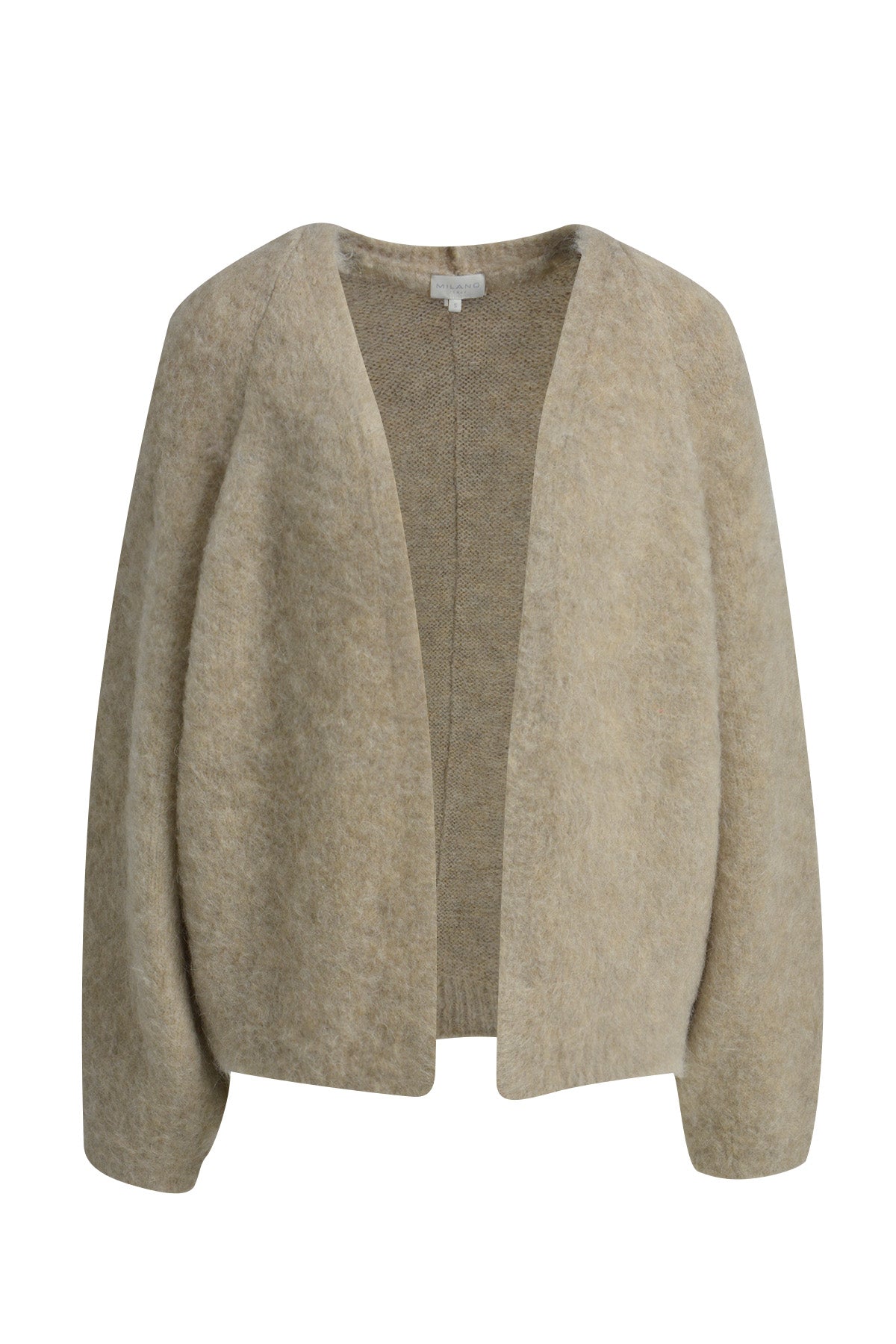 Offene Strickjacke mit  Raglanärmel