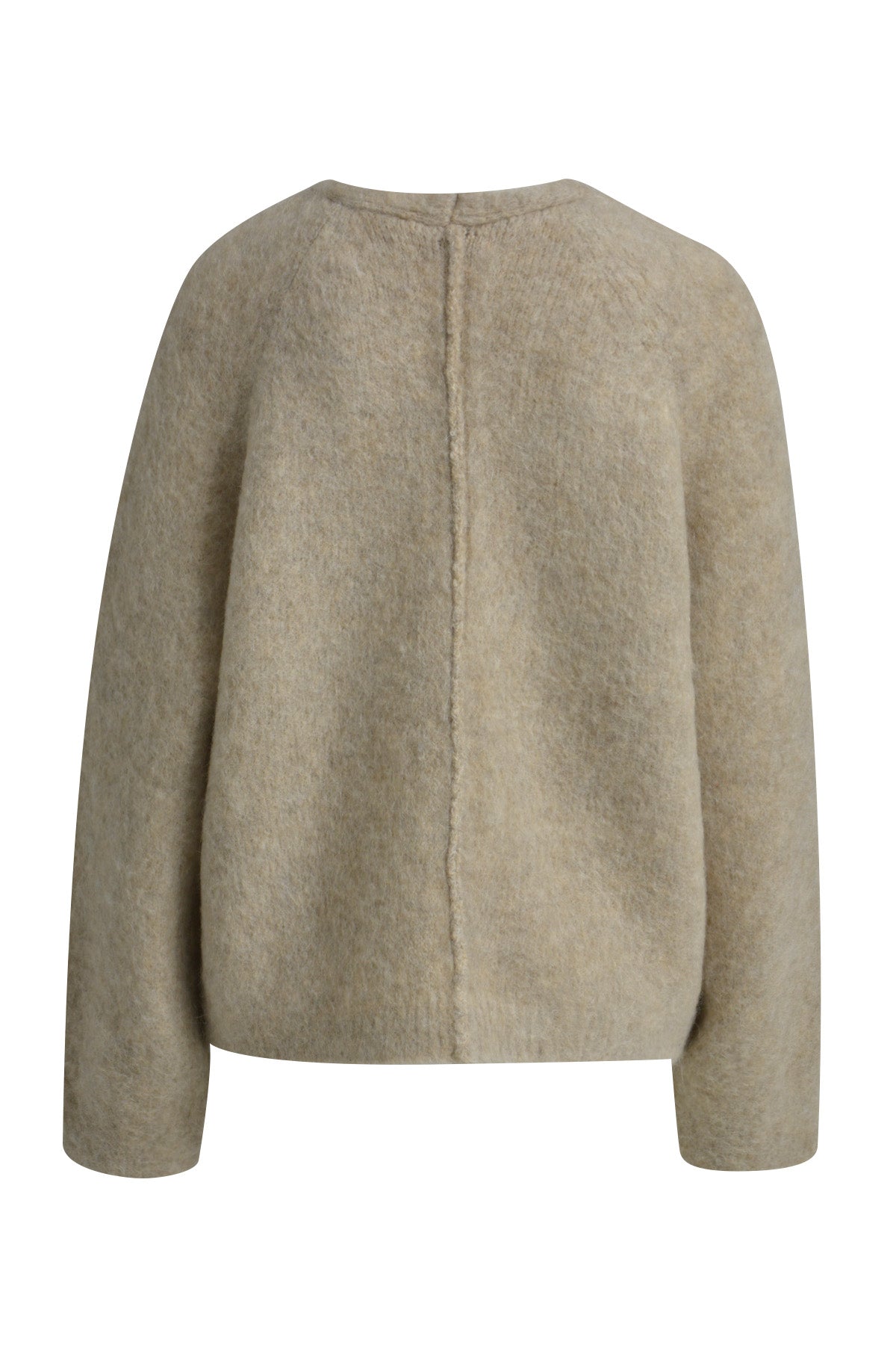 Offene Strickjacke mit  Raglanärmel