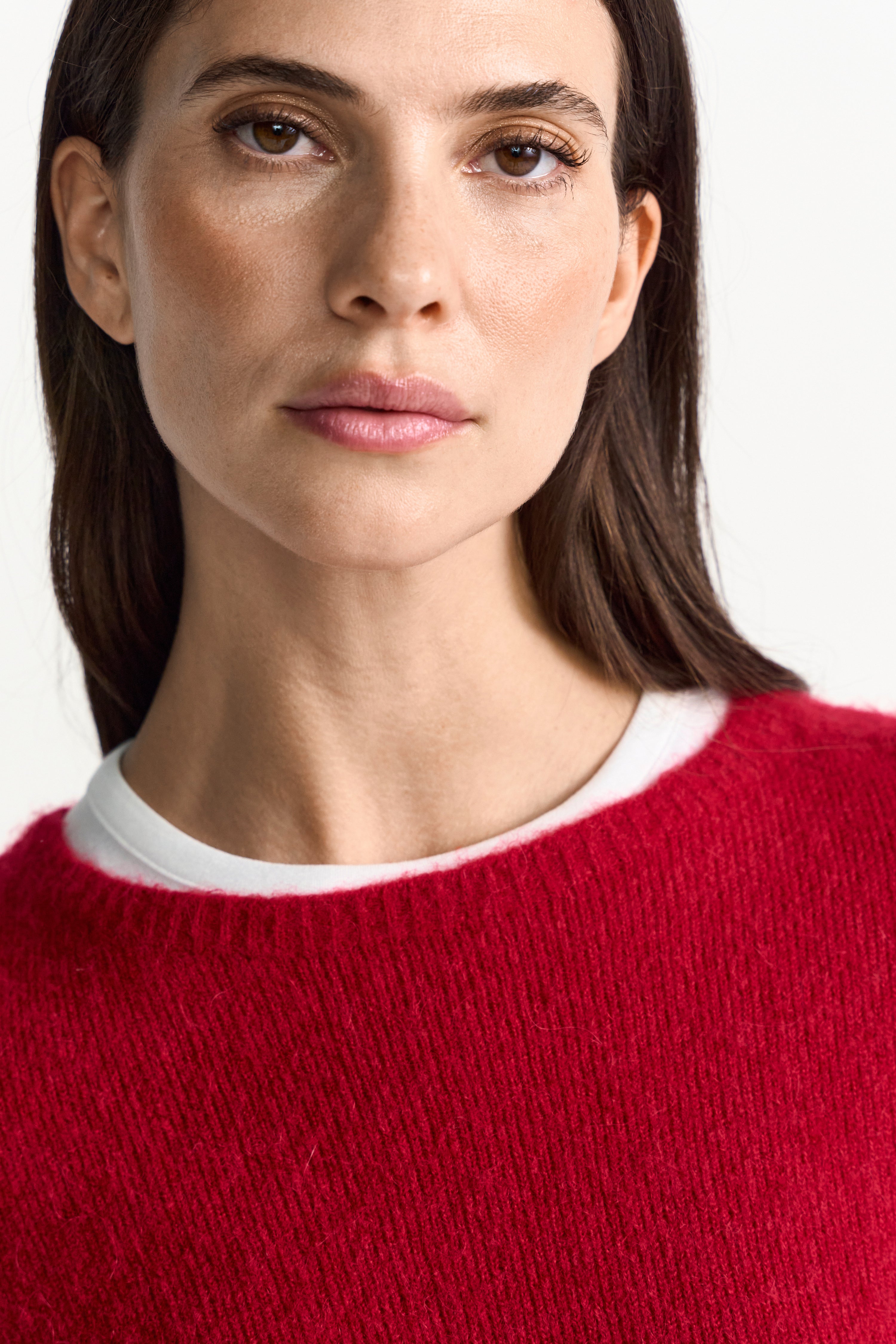 Feiner Strickpullover mit cleanem Design und hohem Tragekomfort