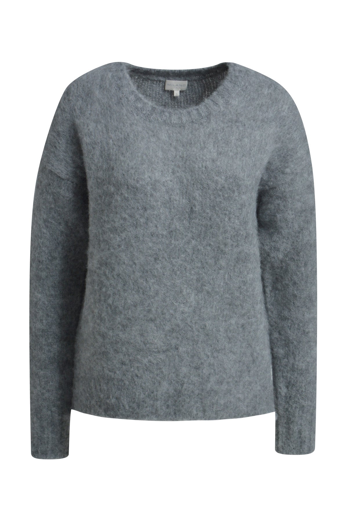Lässiger Pullover mit überschnittenen Schultern