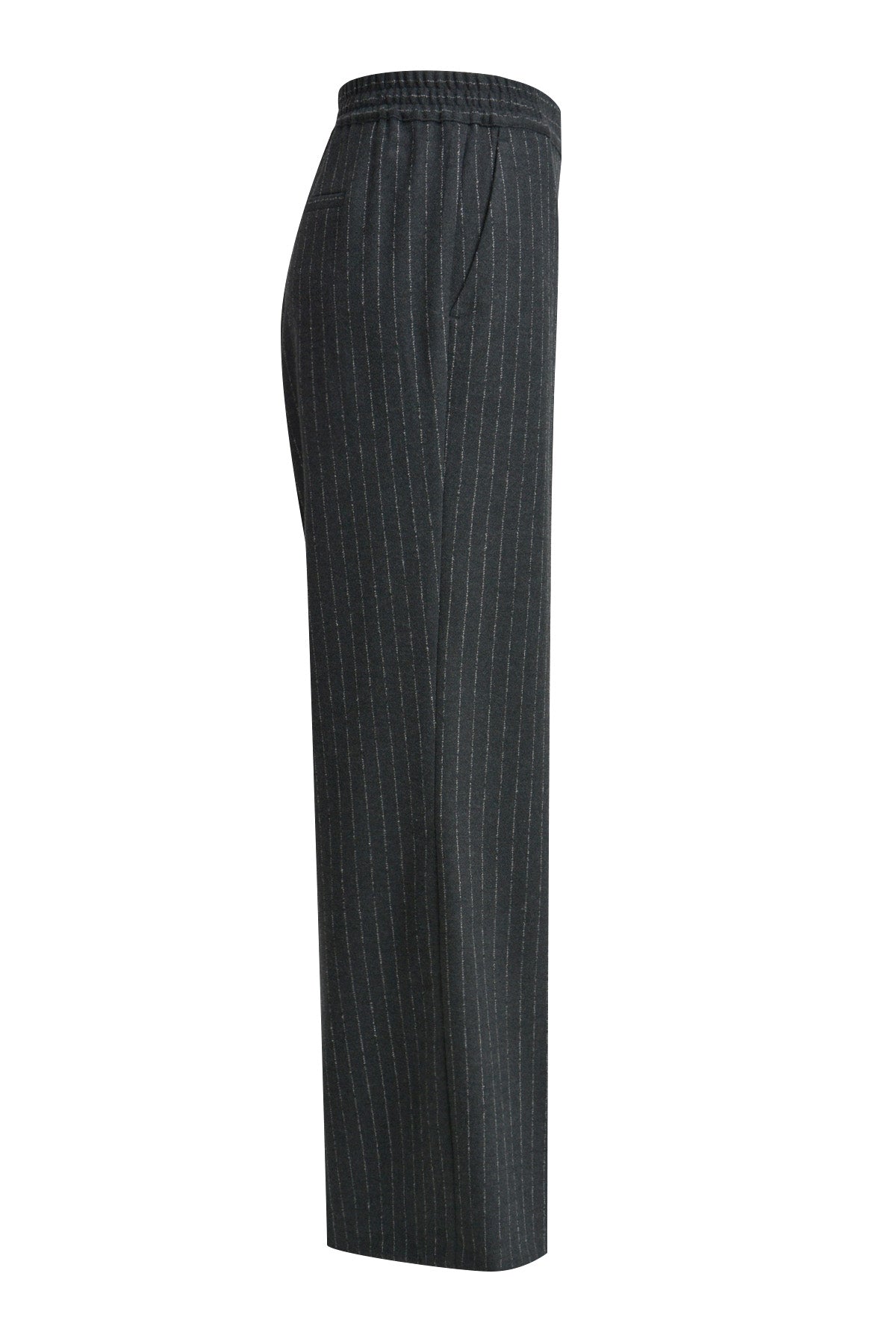 Weit geschnittene Hose mit elastischem Bund