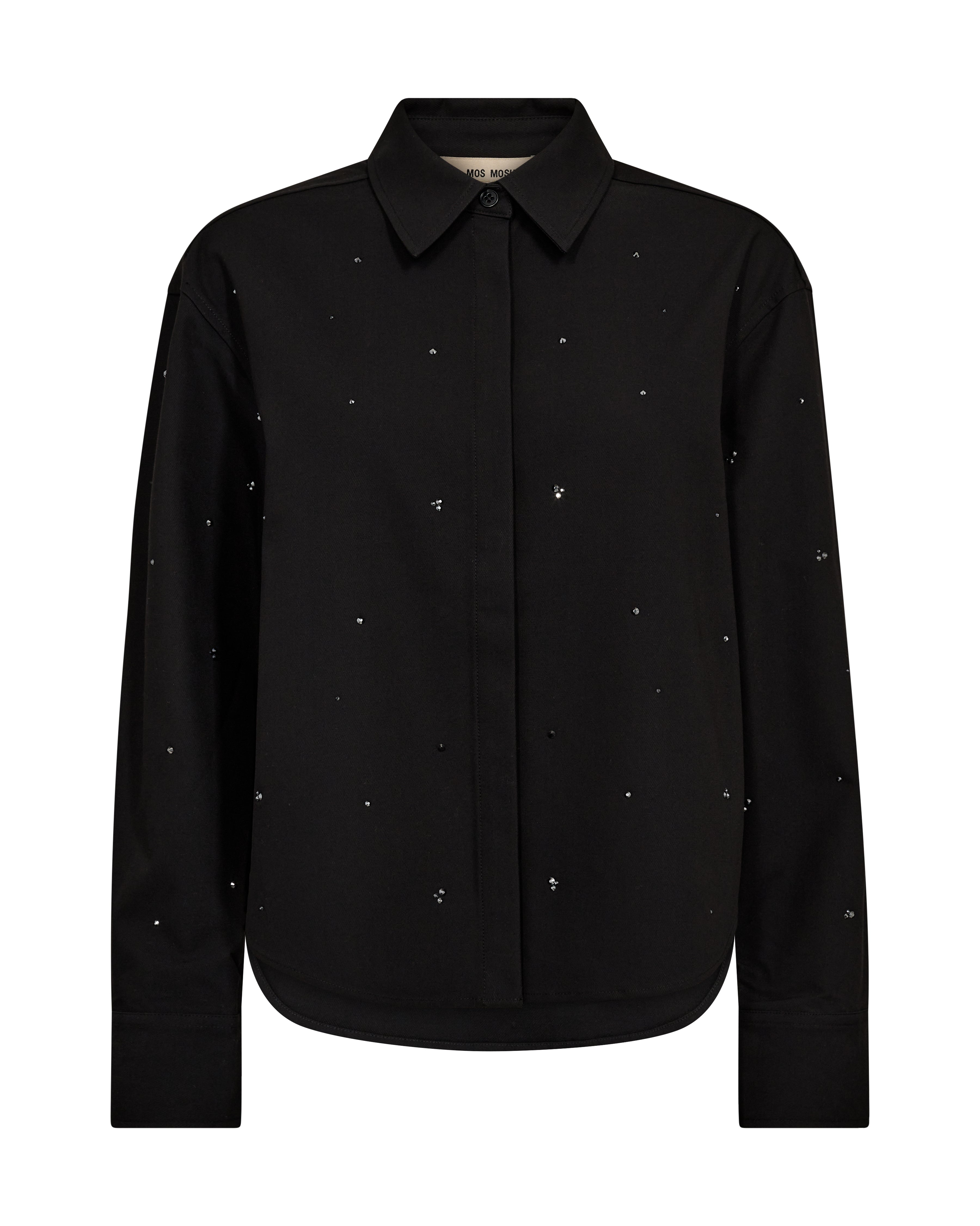 Edles Hemd mit feinen Zierstein-Details