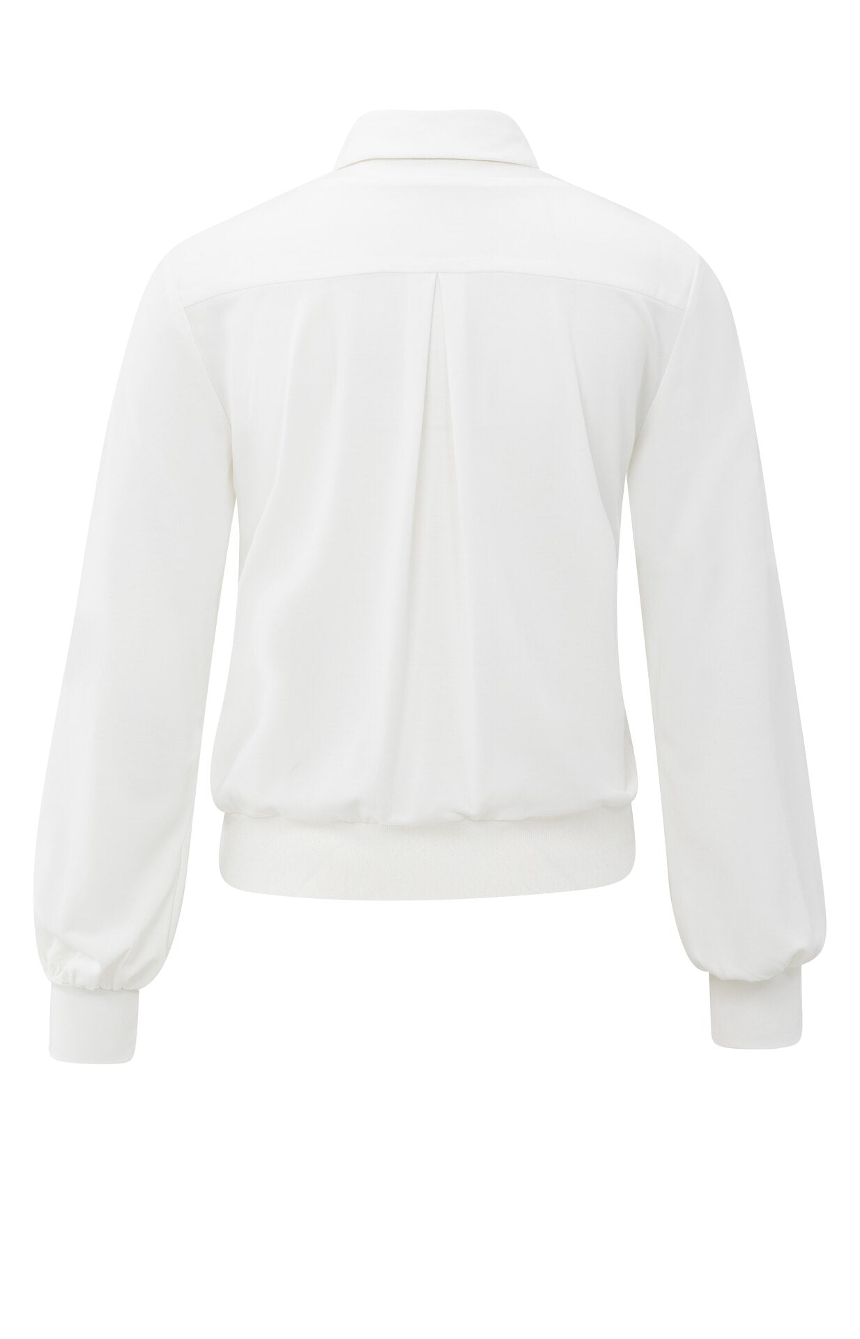 Stylishe Jerseybluse im angesagten Zwei-Lagen-Look
