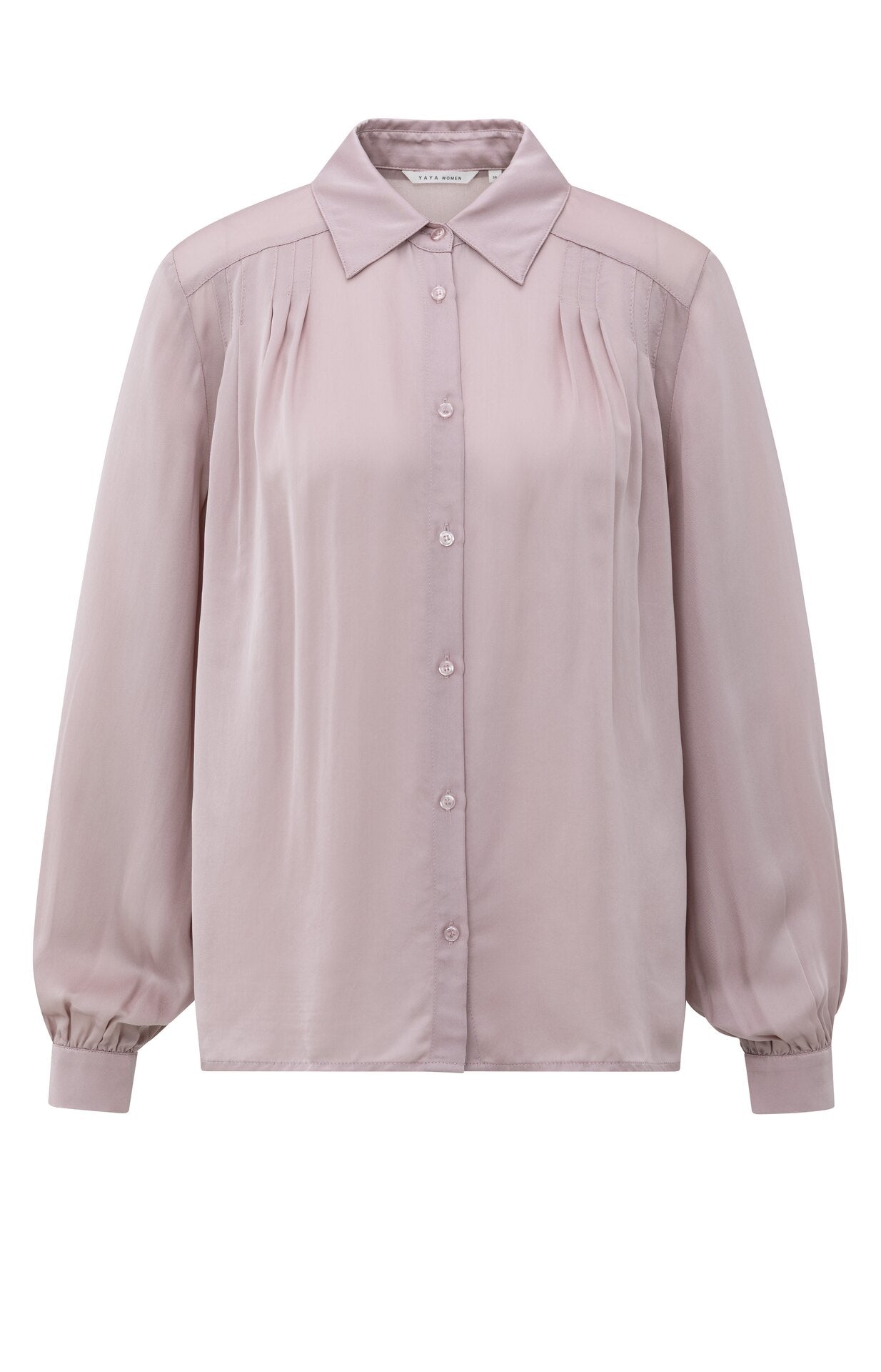 Elegante Bluse mit feinen Plisseedetails