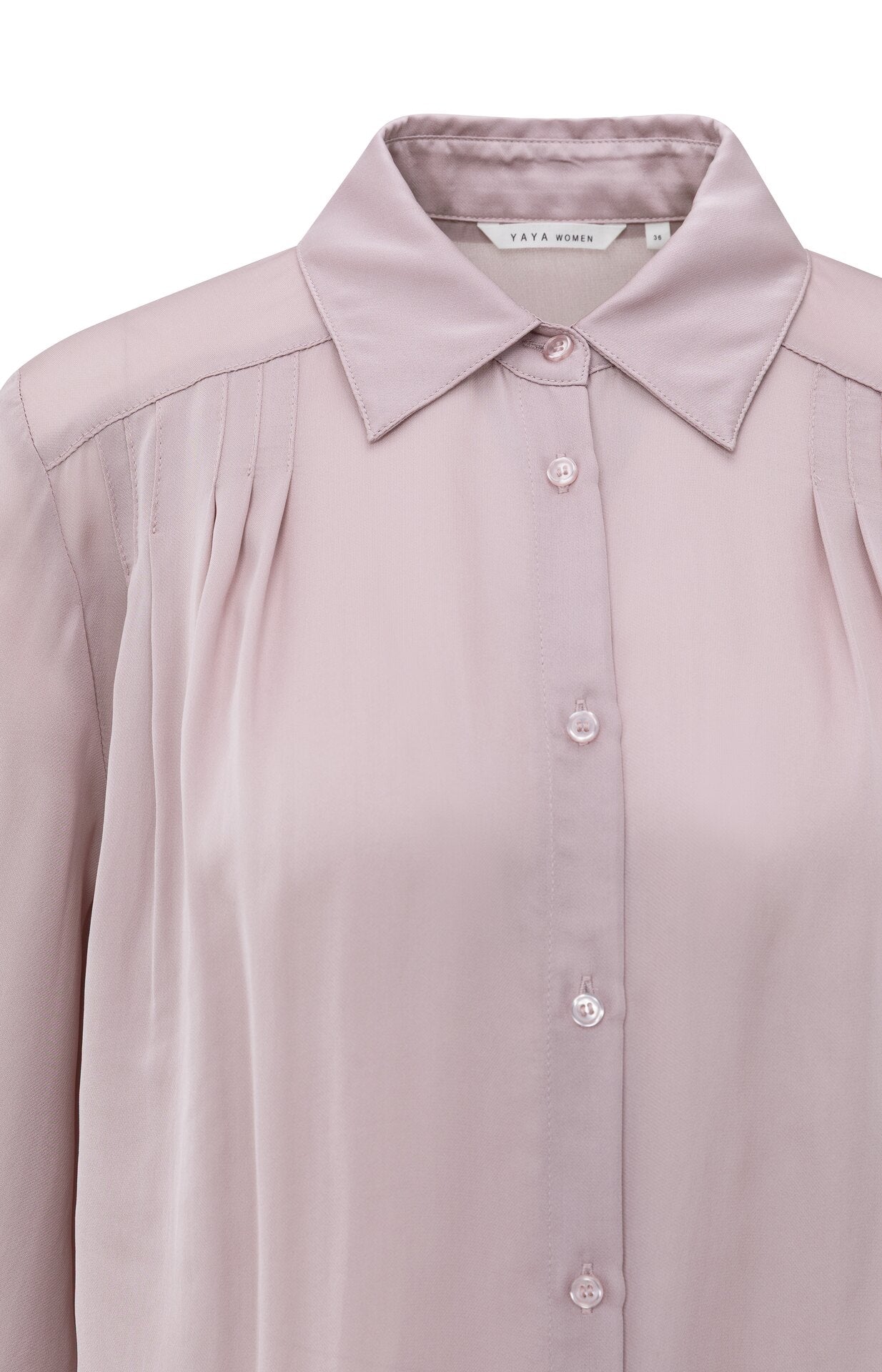 Elegante Bluse mit feinen Plisseedetails
