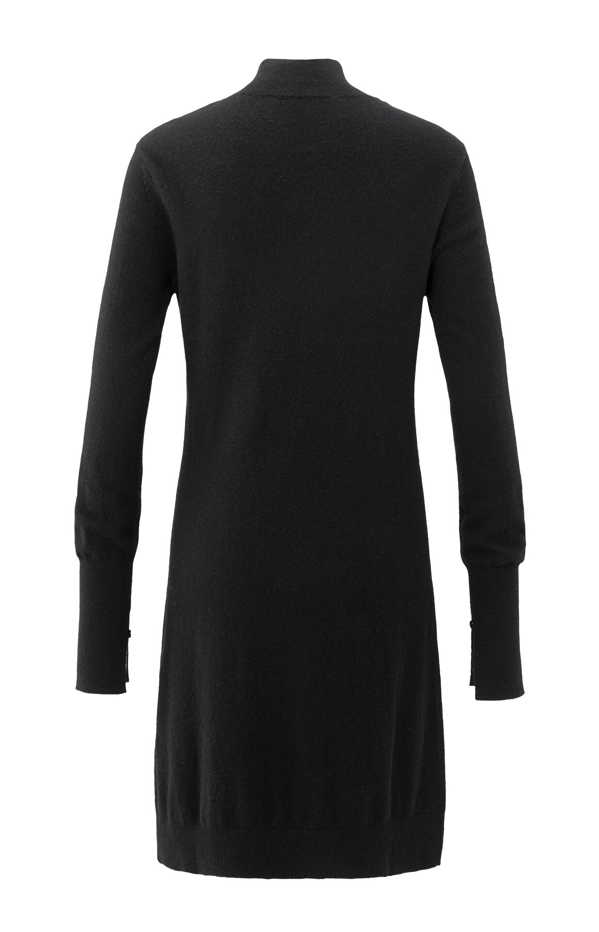 Elegantes Strickkleid mit Stehkragen und feinen Details