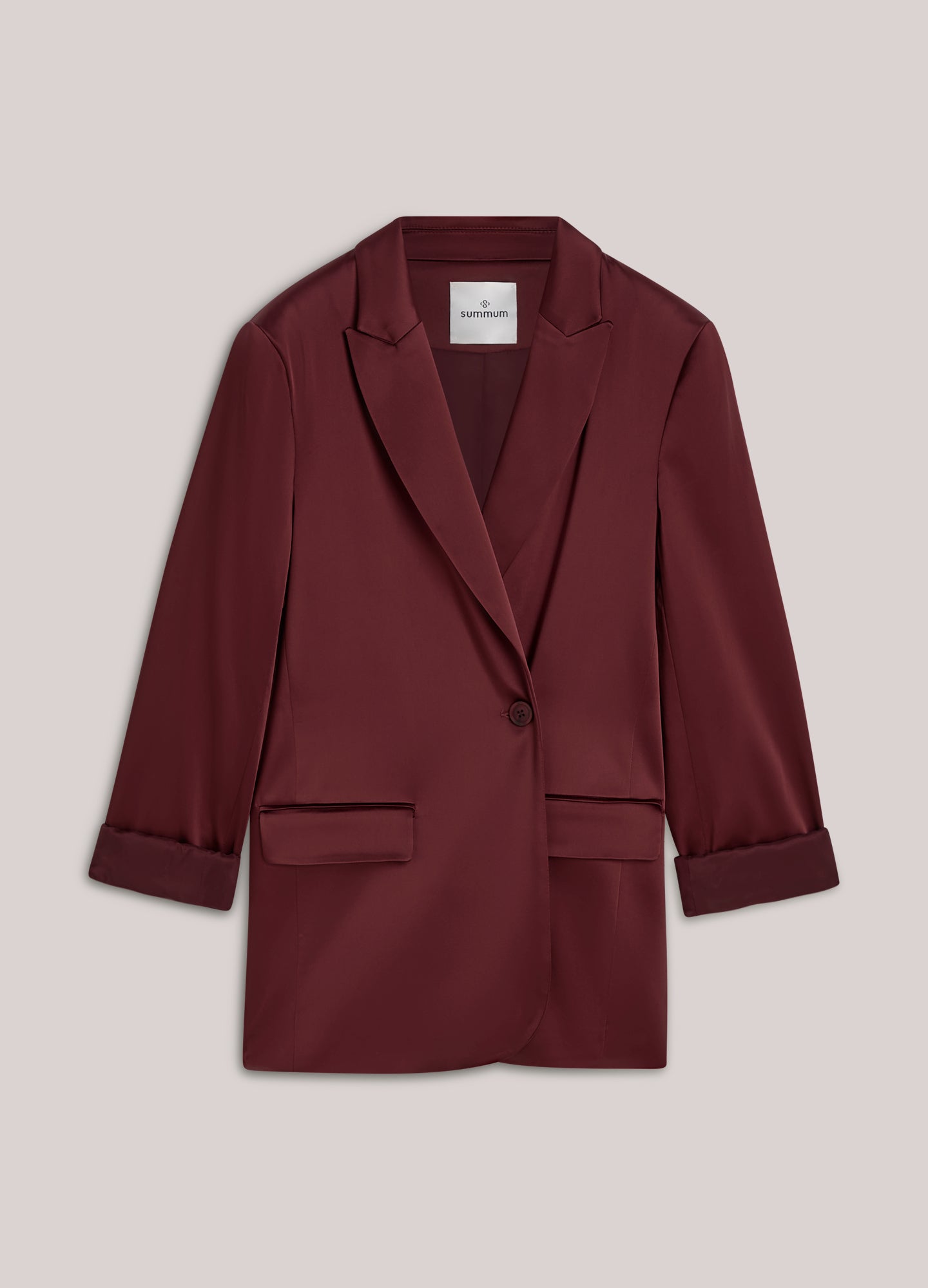 Blazer in Satin-Optik