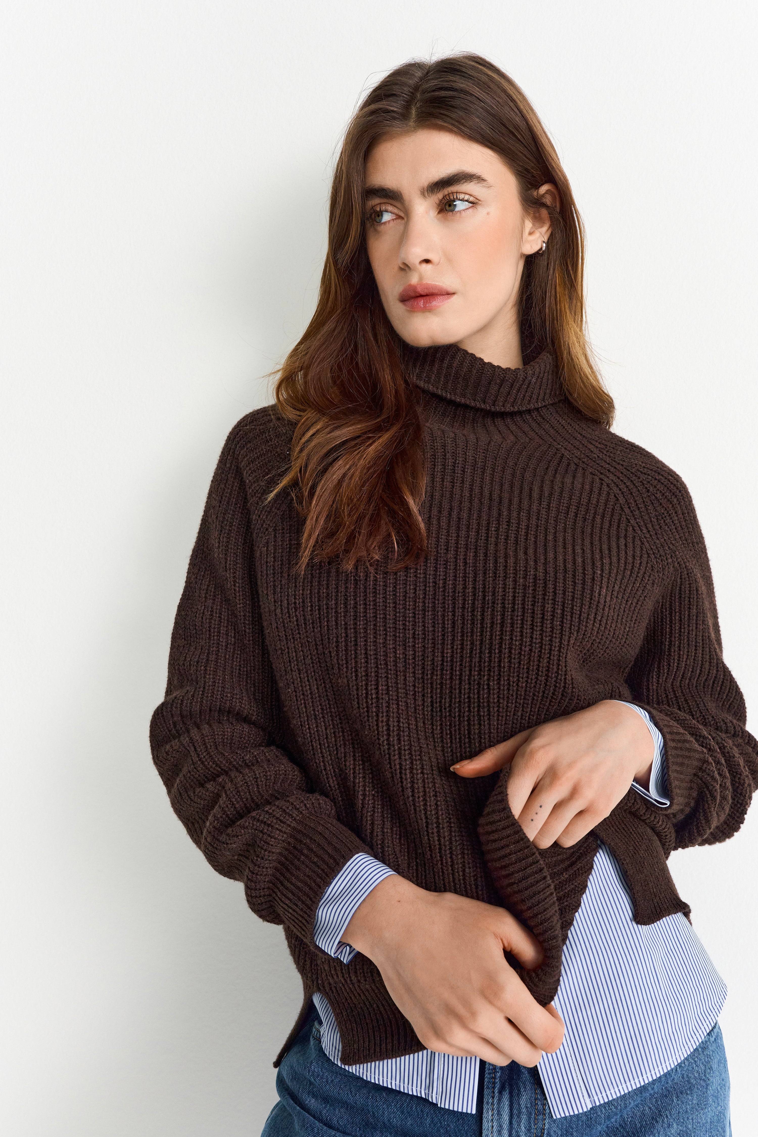 Weicher Rollkragenpullover für jeden Tag