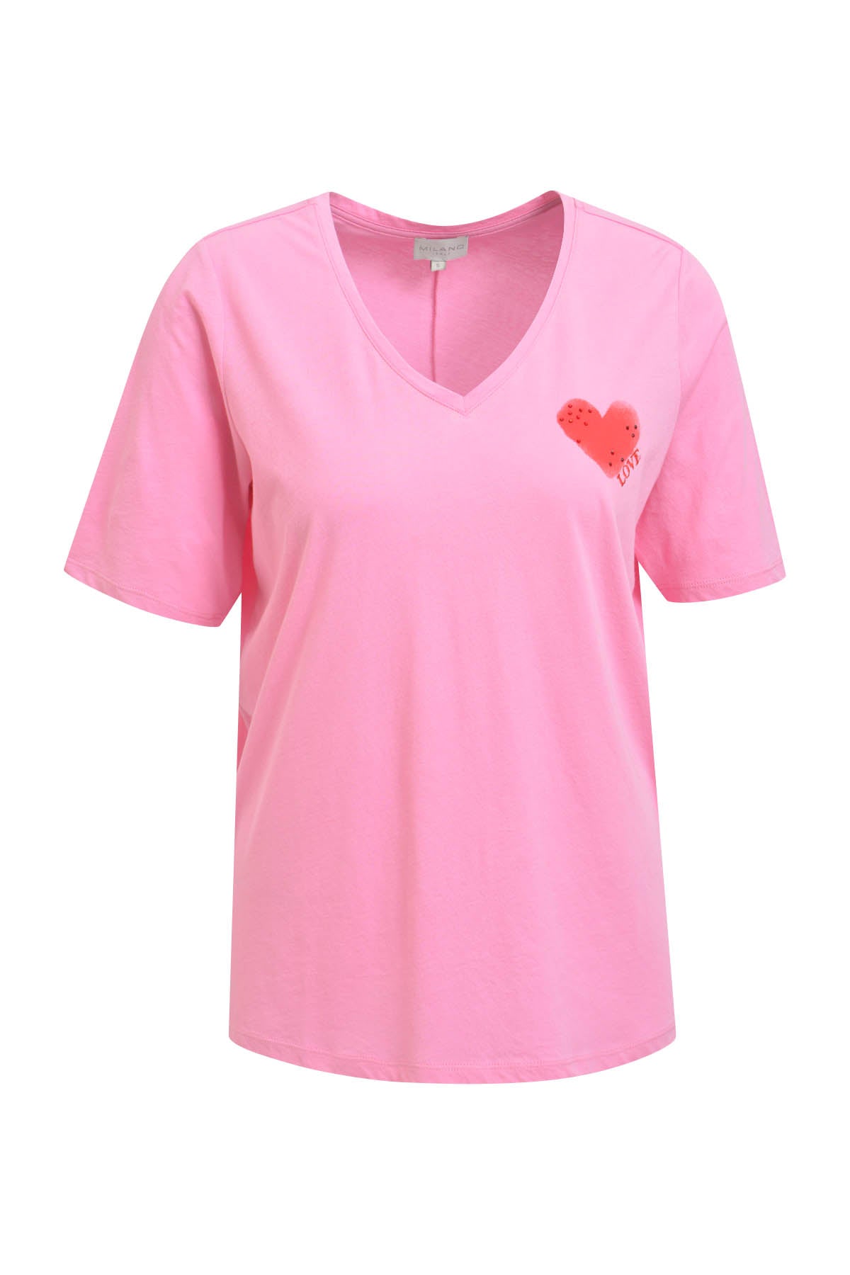 T-Shirt mit Herz-Detail