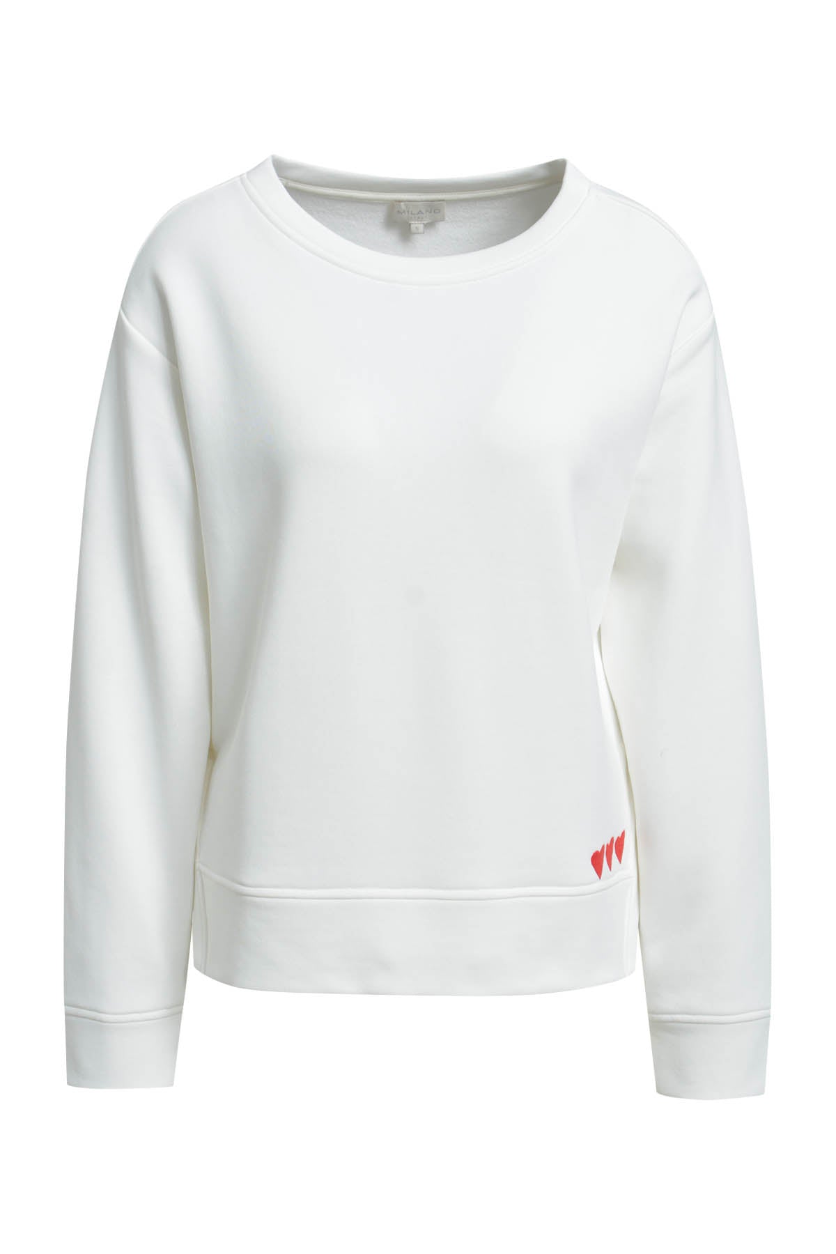 Sweatshirt mit Herz-Details